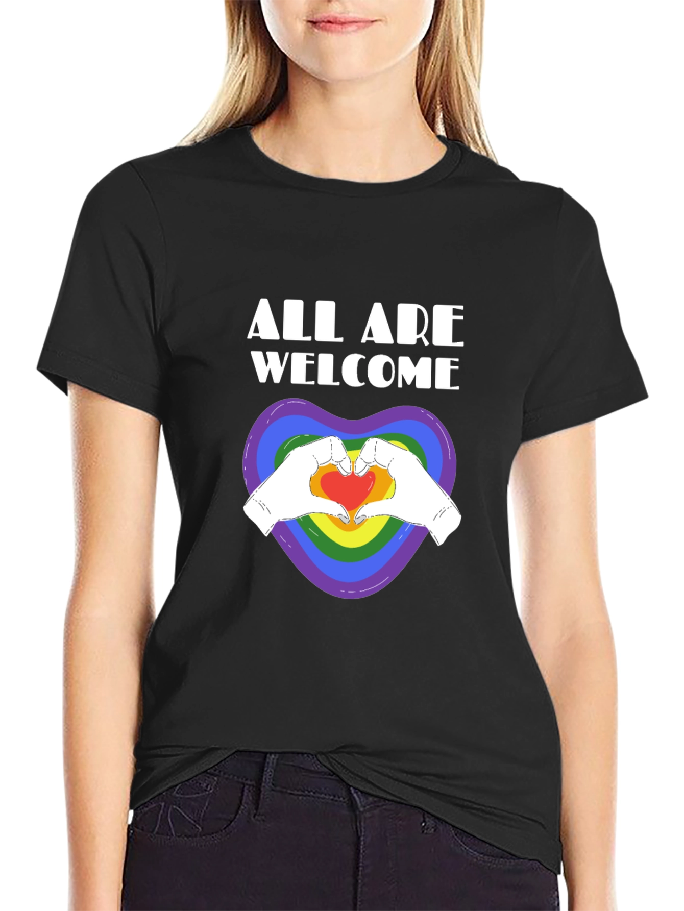 Camiseta LGBT: Todos Son Bienvenidos