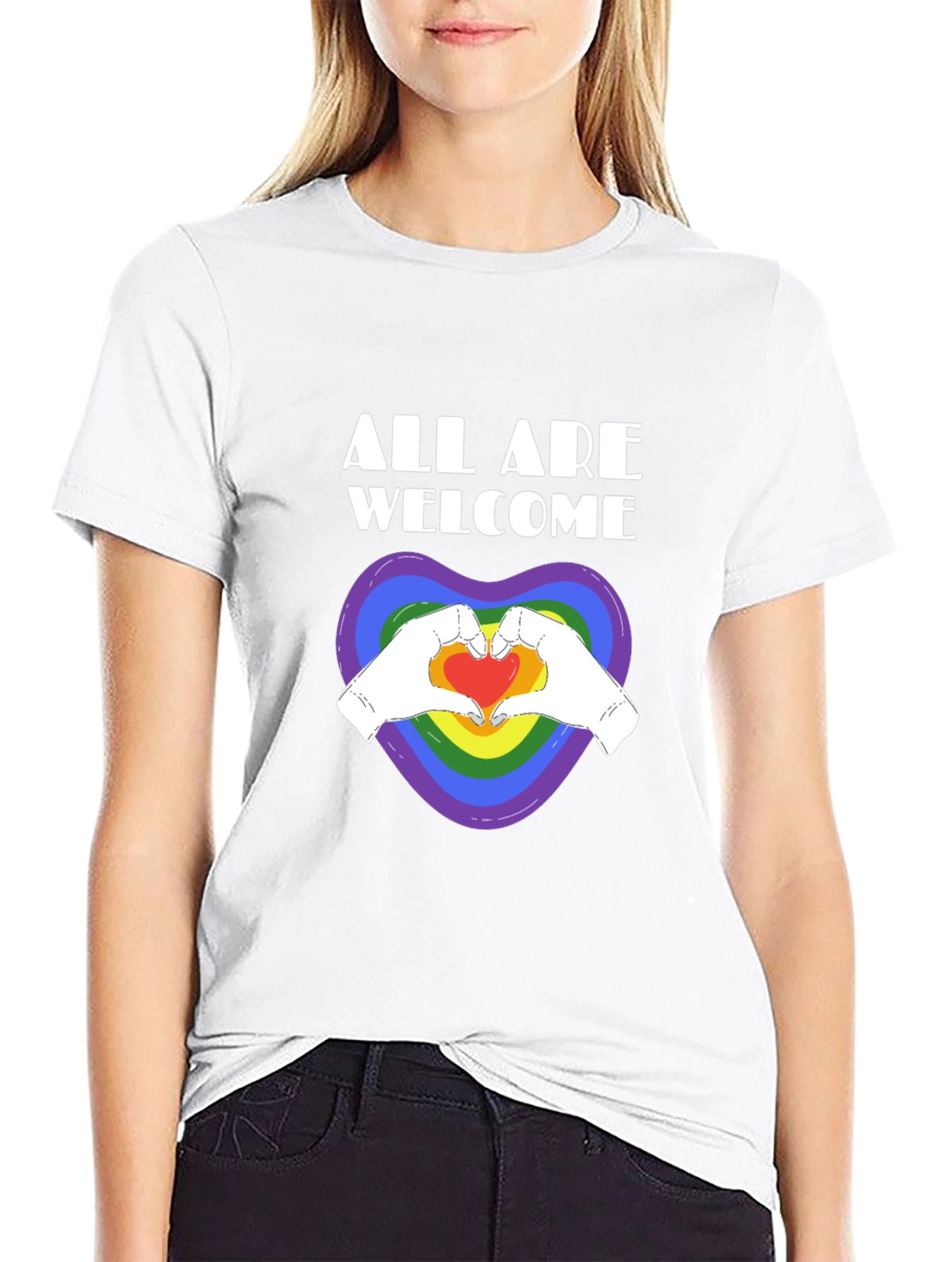 Camiseta LGBT: Todos Son Bienvenidos