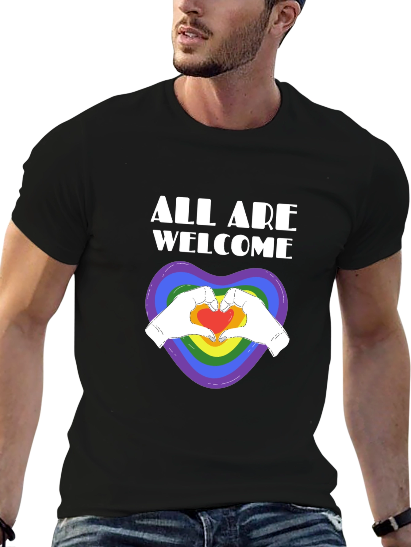 Camiseta LGBT: Todos Son Bienvenidos