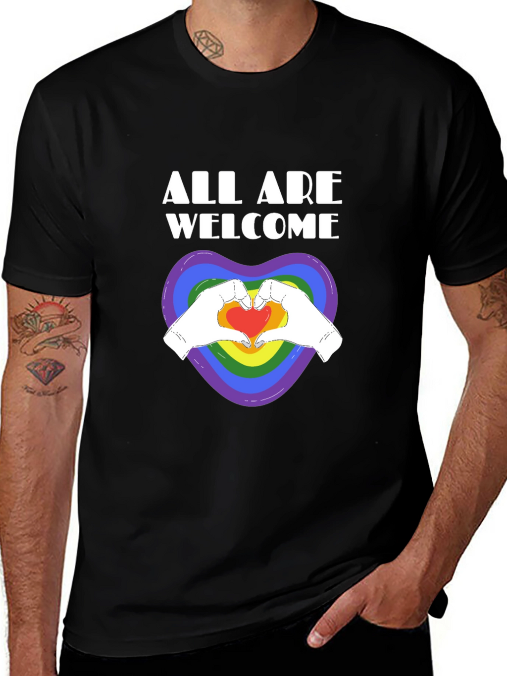 Camiseta LGBT: Todos Son Bienvenidos