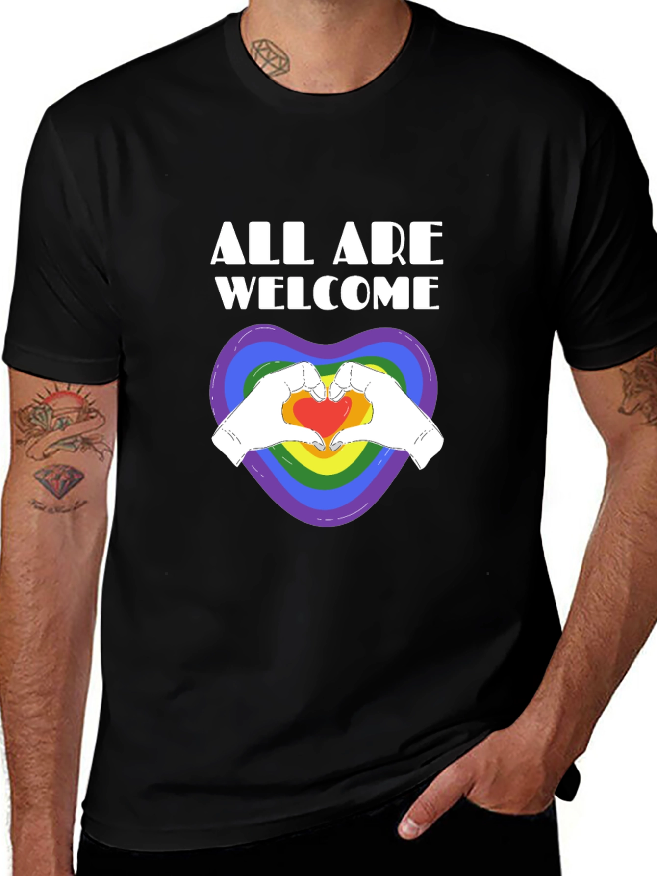 Camiseta LGBT: Todos Son Bienvenidos