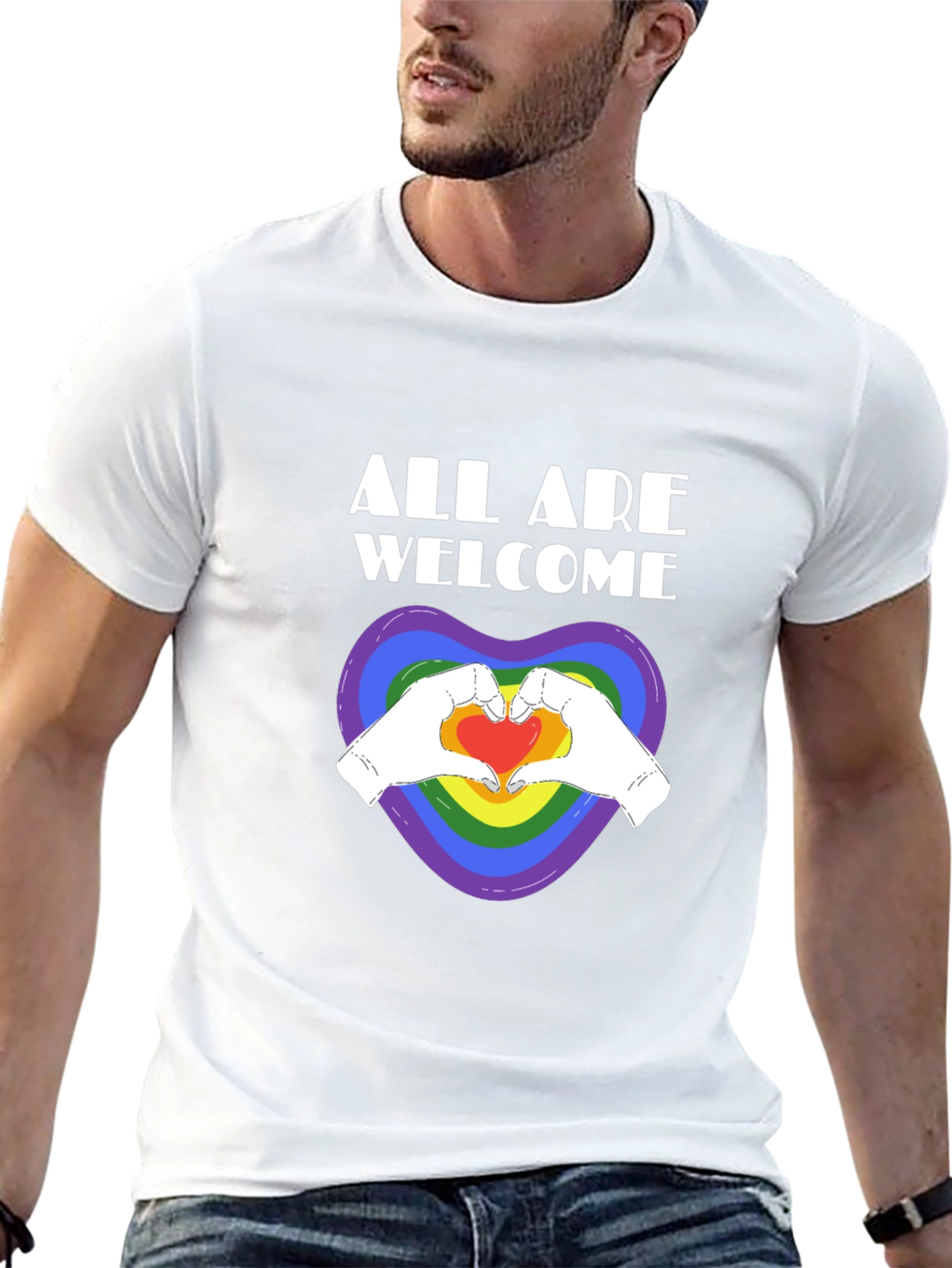 Camiseta LGBT: Todos Son Bienvenidos