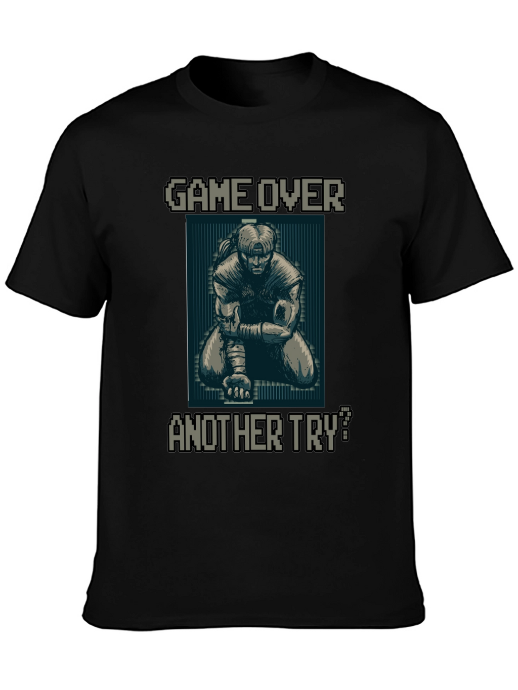 Camiseta Game Over Another Try? Retro