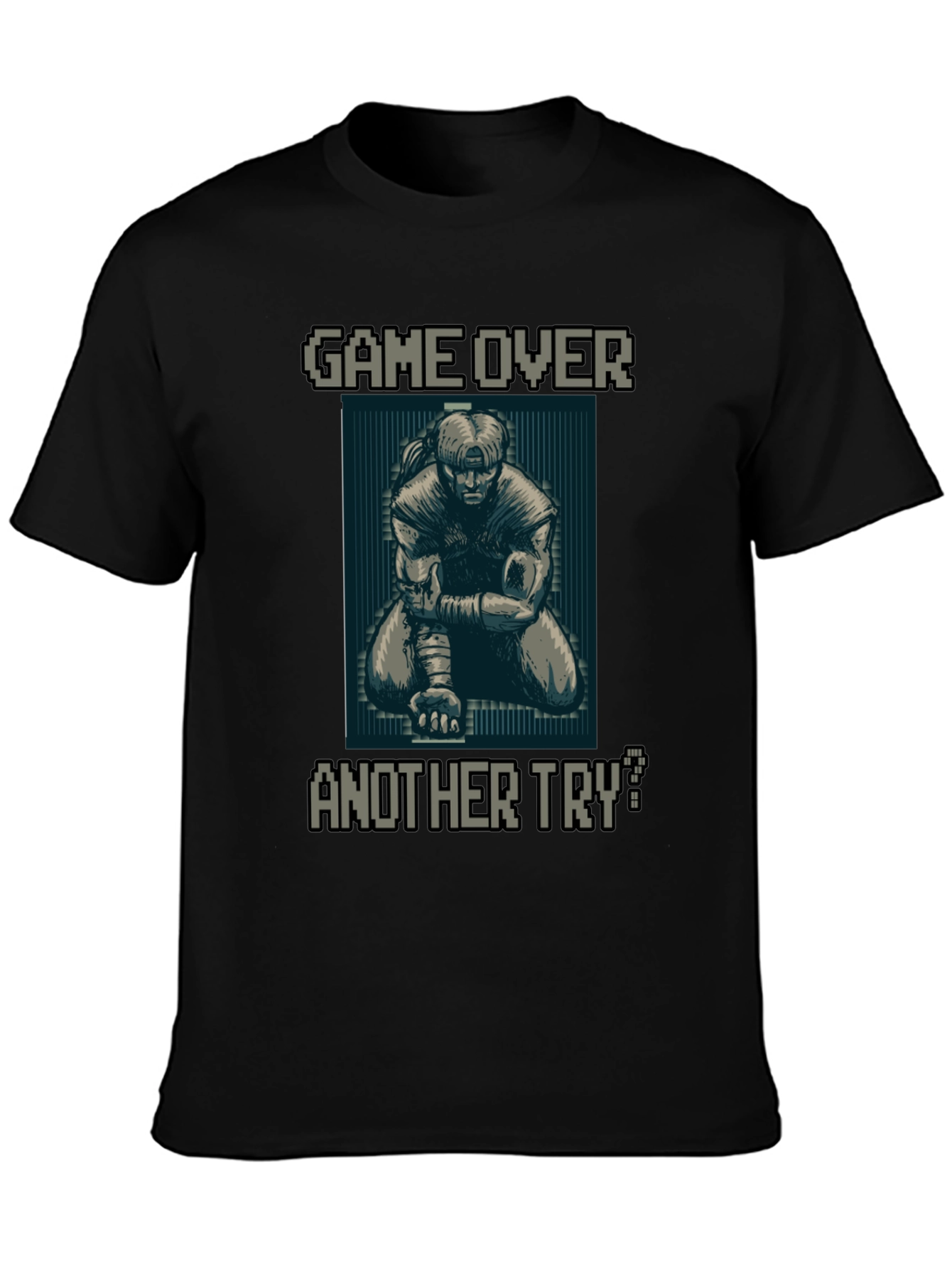 Camiseta Game Over Another Try? Retro