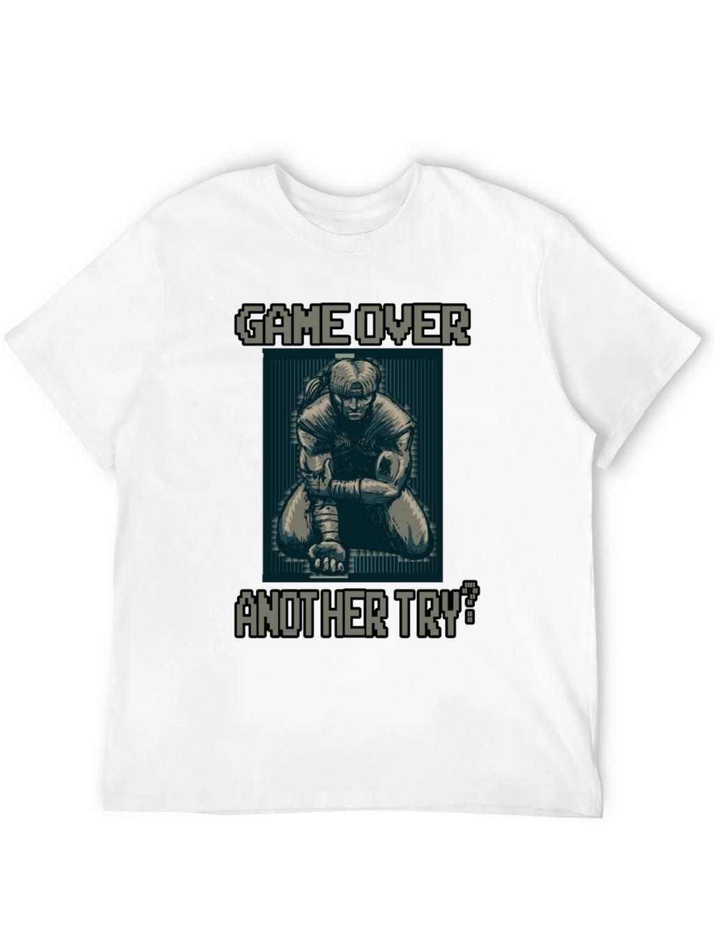 Camiseta Game Over Another Try? Retro