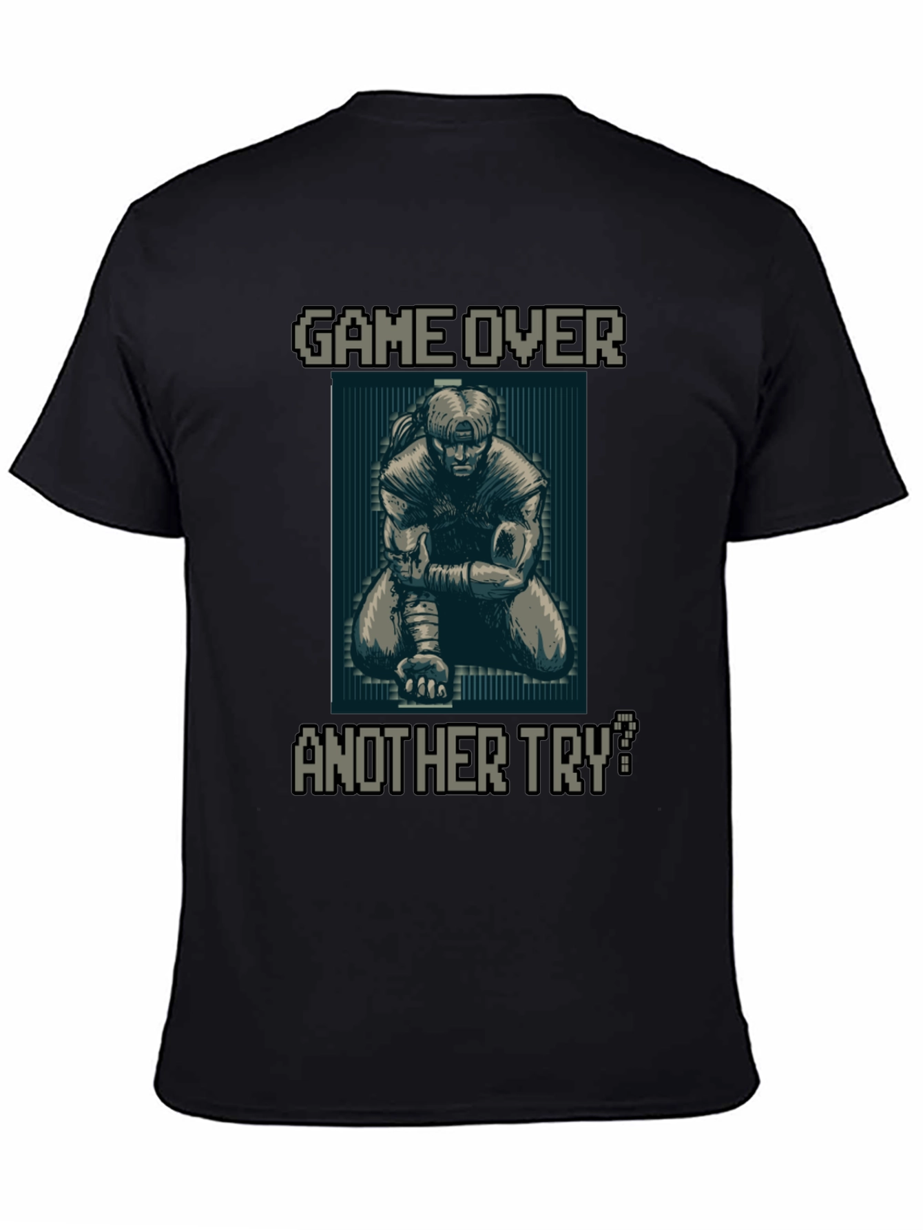 Camiseta Game Over Another Try? Retro