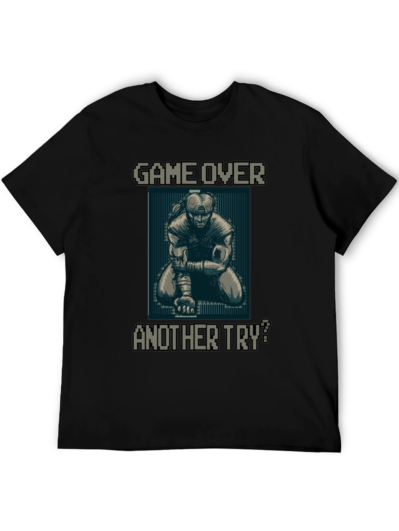 Camiseta Game Over Another Try? Retro