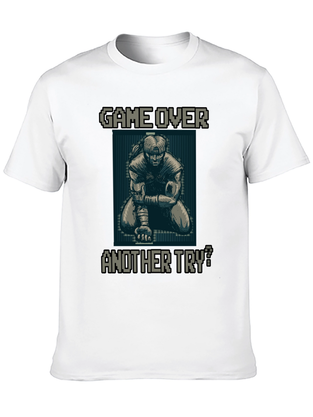 Camiseta Game Over Another Try? Retro