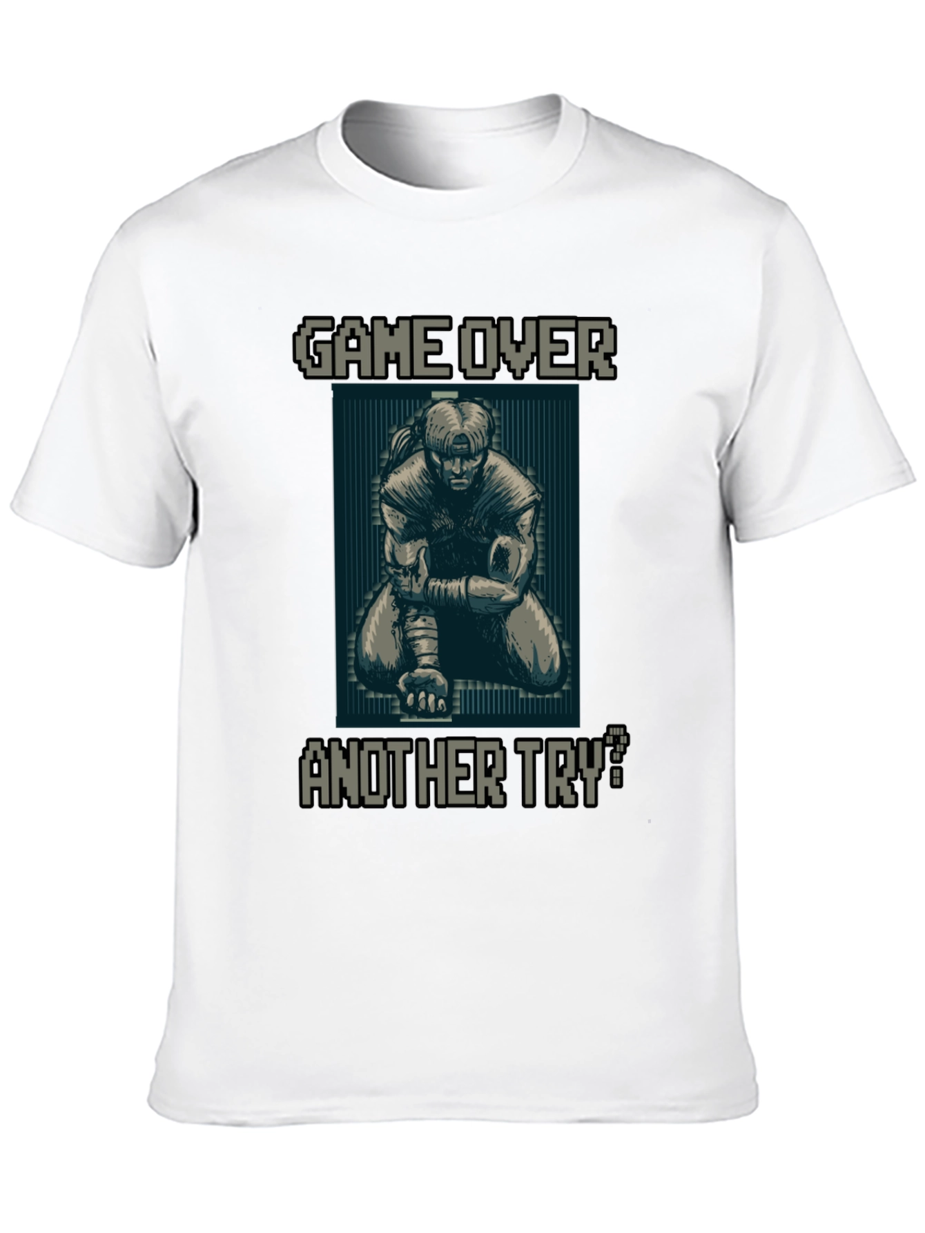 Camiseta Game Over Another Try? Retro