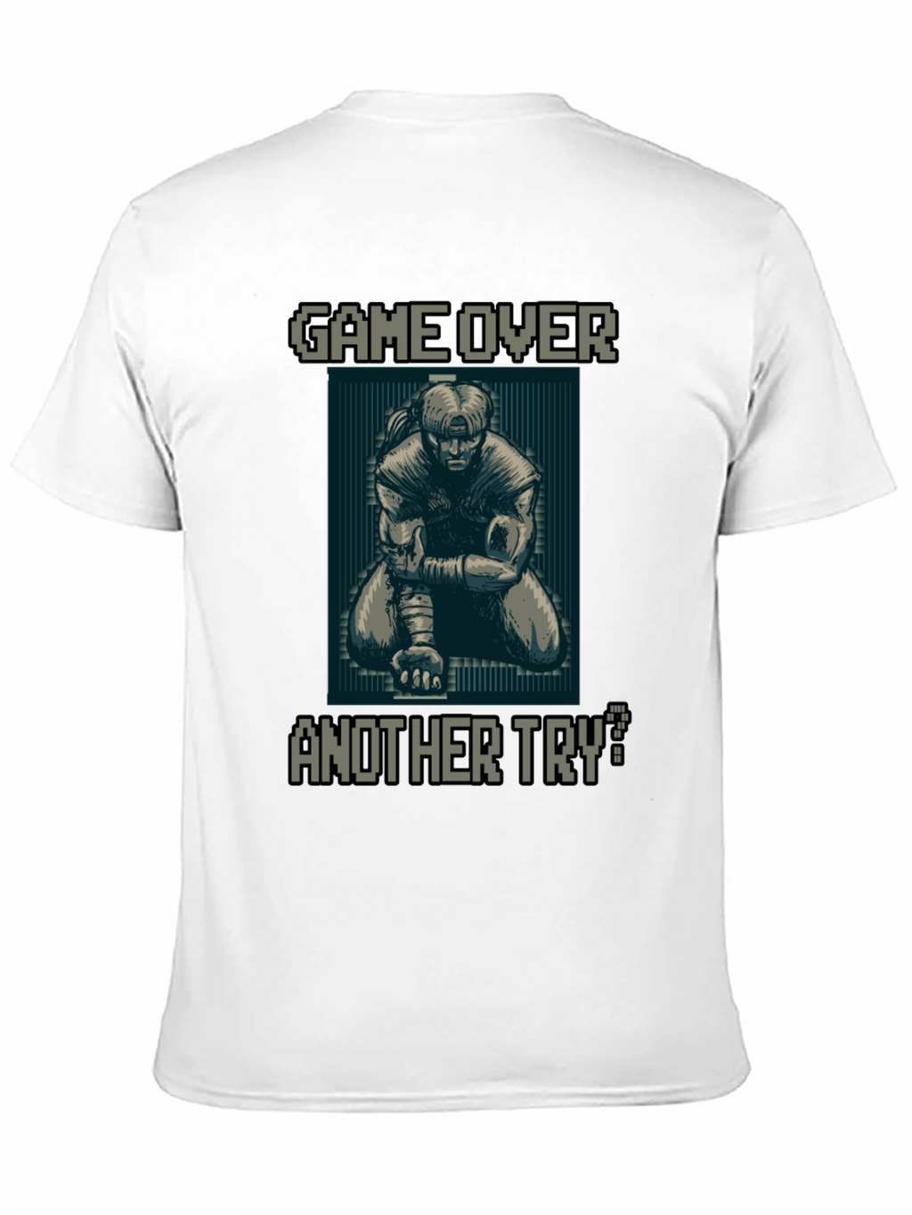 Camiseta Game Over Another Try? Retro