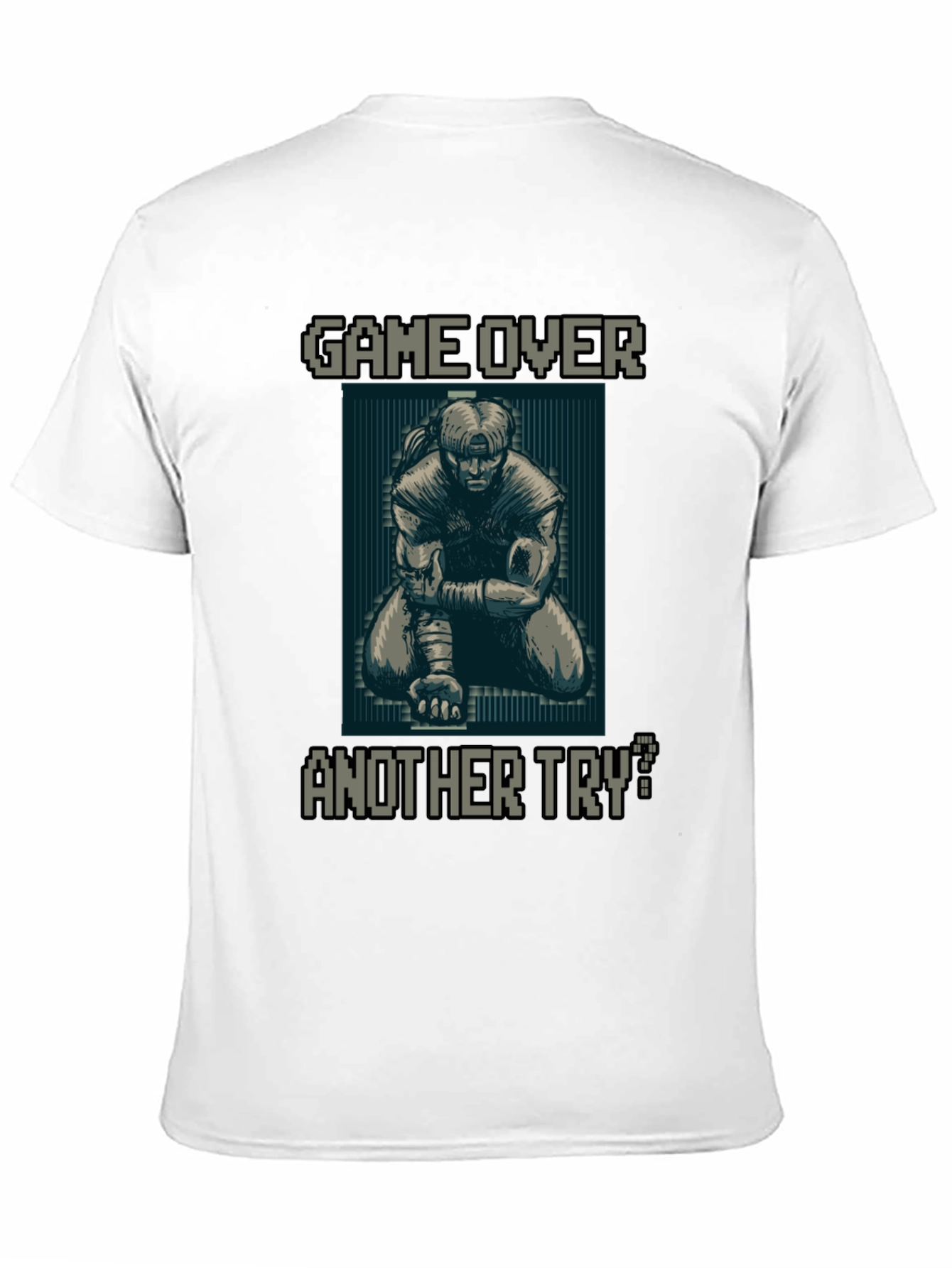 Camiseta Game Over Another Try? Retro