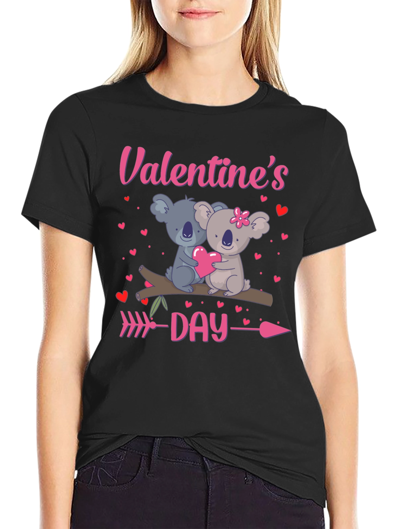 Camiseta Día de San Valentín con Koalas Enamorados