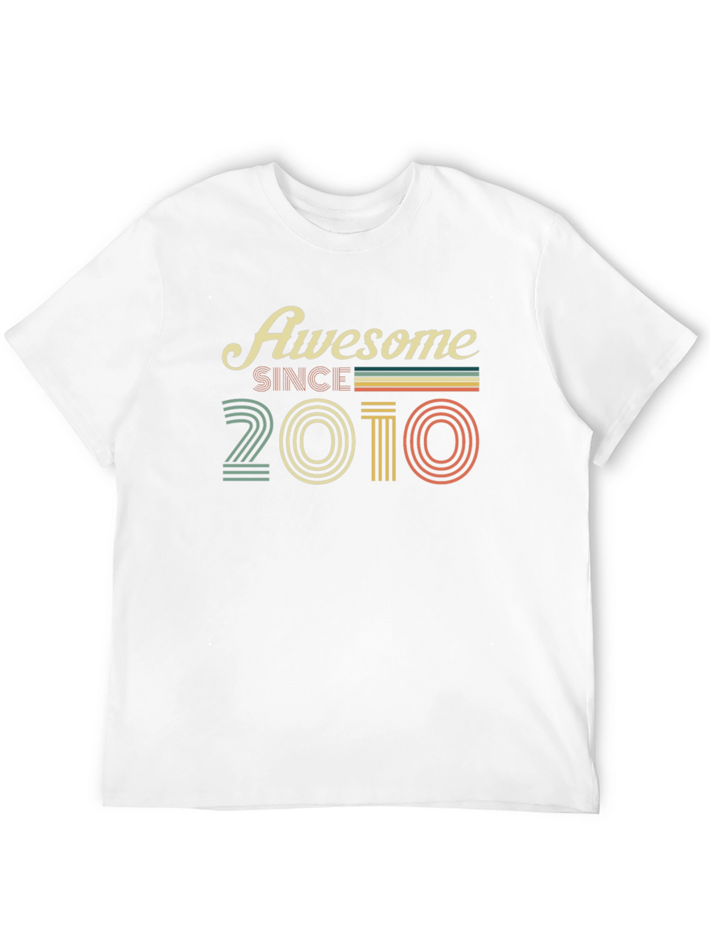 Camiseta Negra Awesome Since 2010