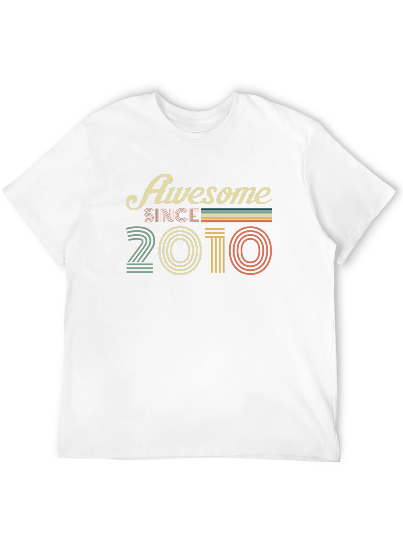 Camiseta Negra Awesome Since 2010