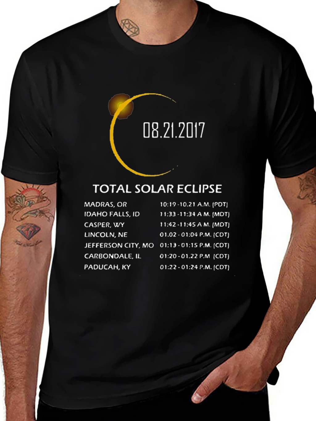 Camiseta Eclipse Solar Total 08.21.2017