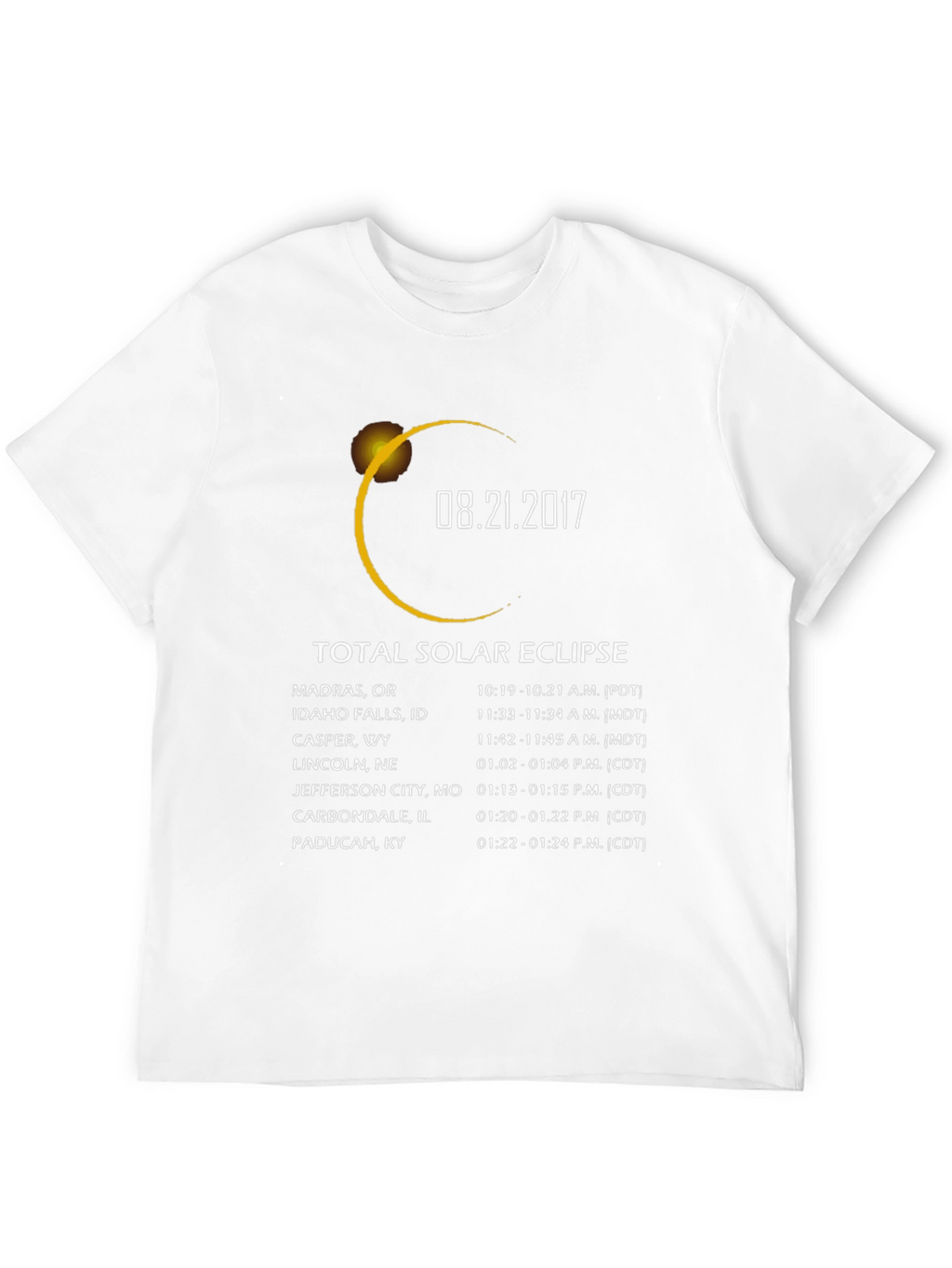 Camiseta Eclipse Solar Total 08.21.2017