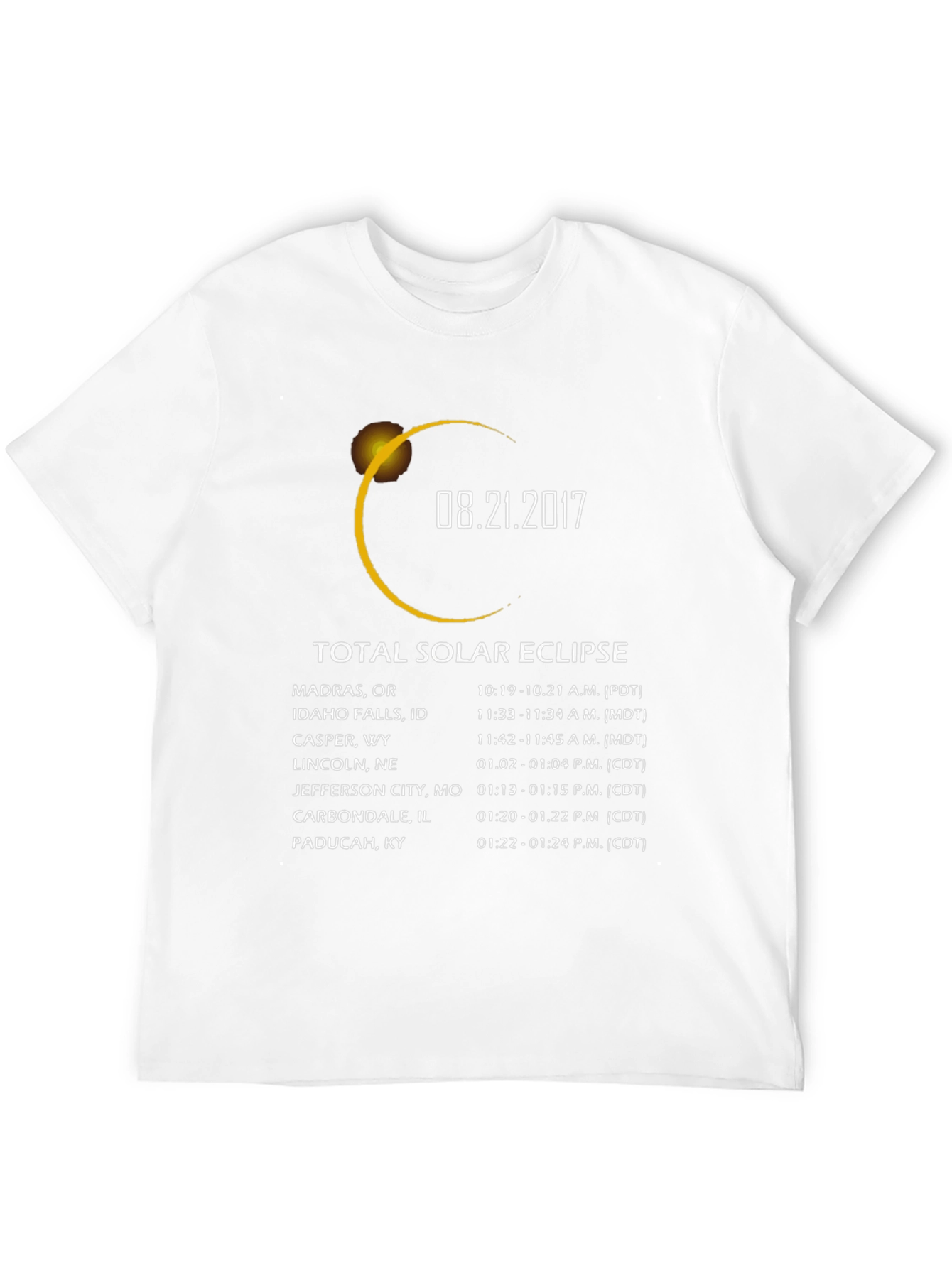 Camiseta Eclipse Solar Total 08.21.2017