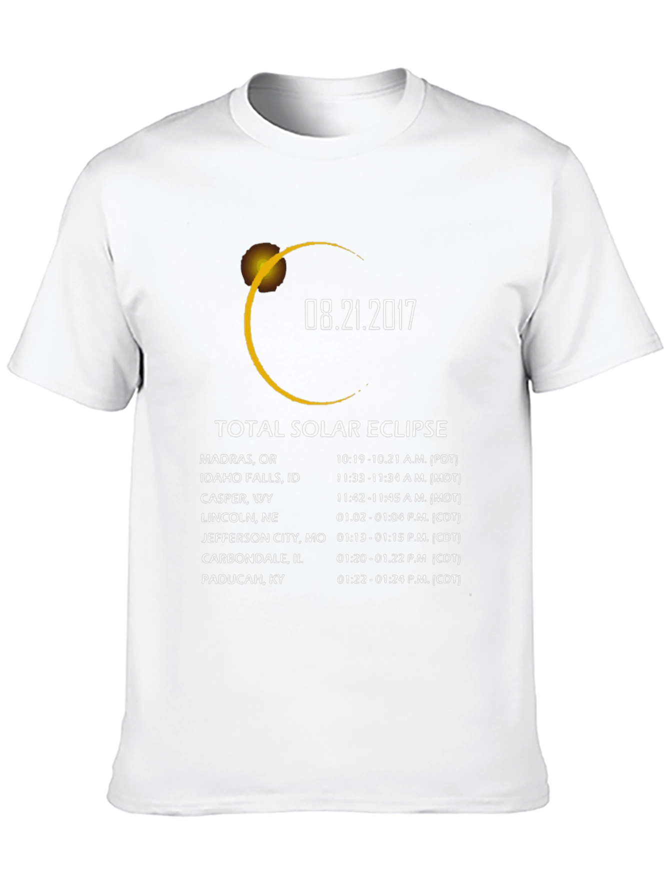 Camiseta Eclipse Solar Total 08.21.2017