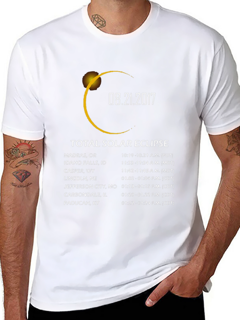 Camiseta Eclipse Solar Total 08.21.2017