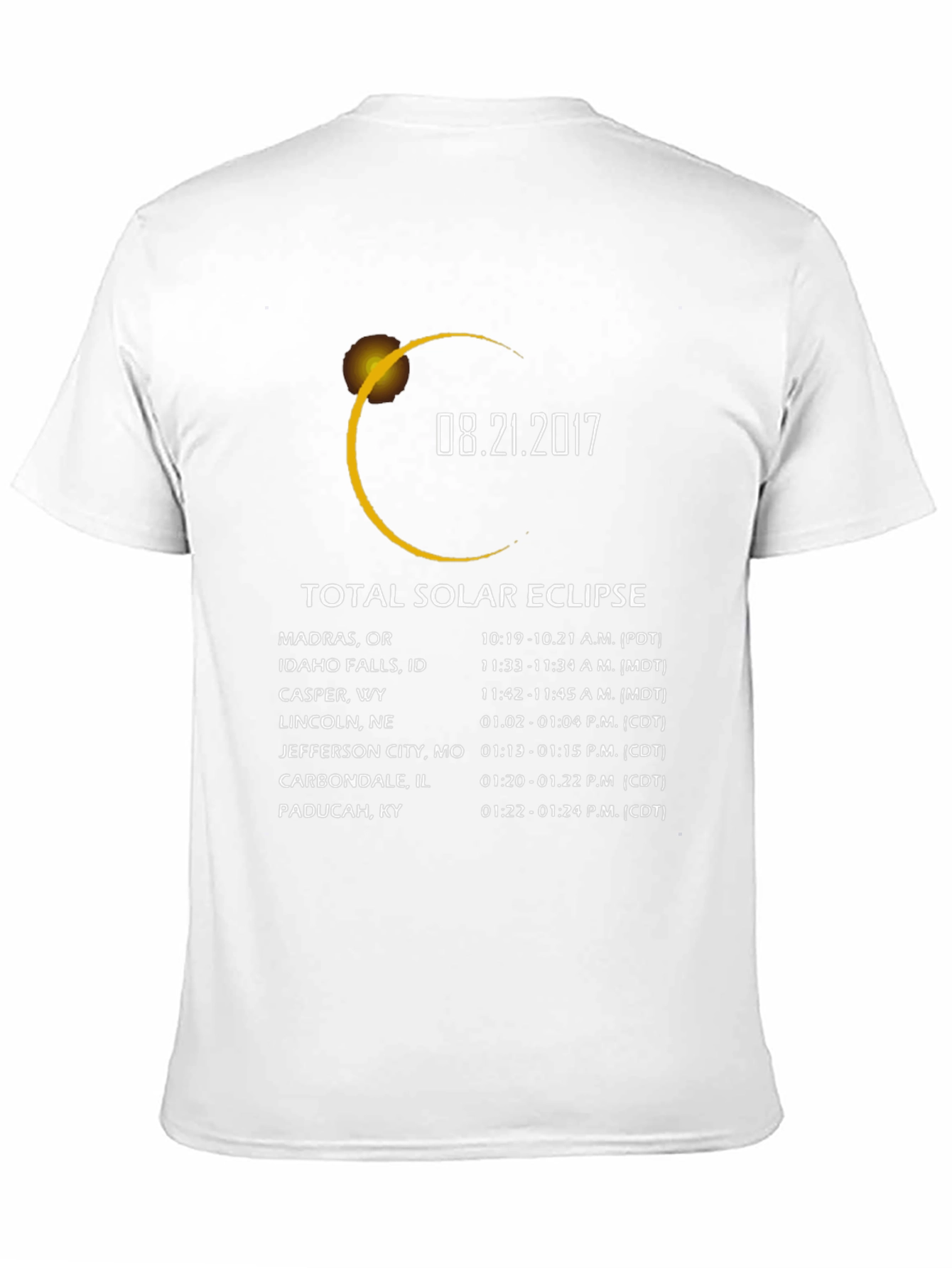Camiseta Eclipse Solar Total 08.21.2017