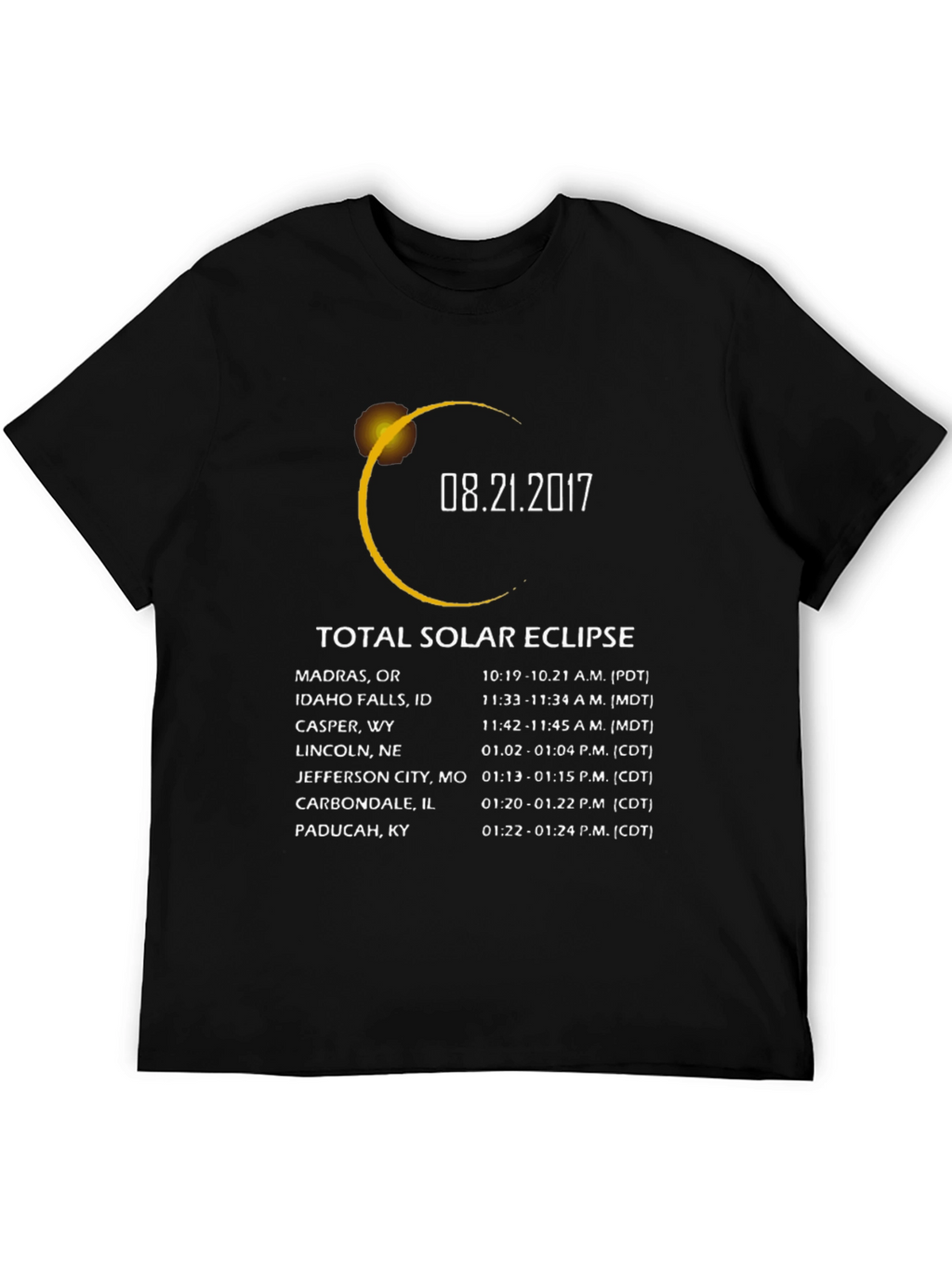 Camiseta Eclipse Solar Total 08.21.2017