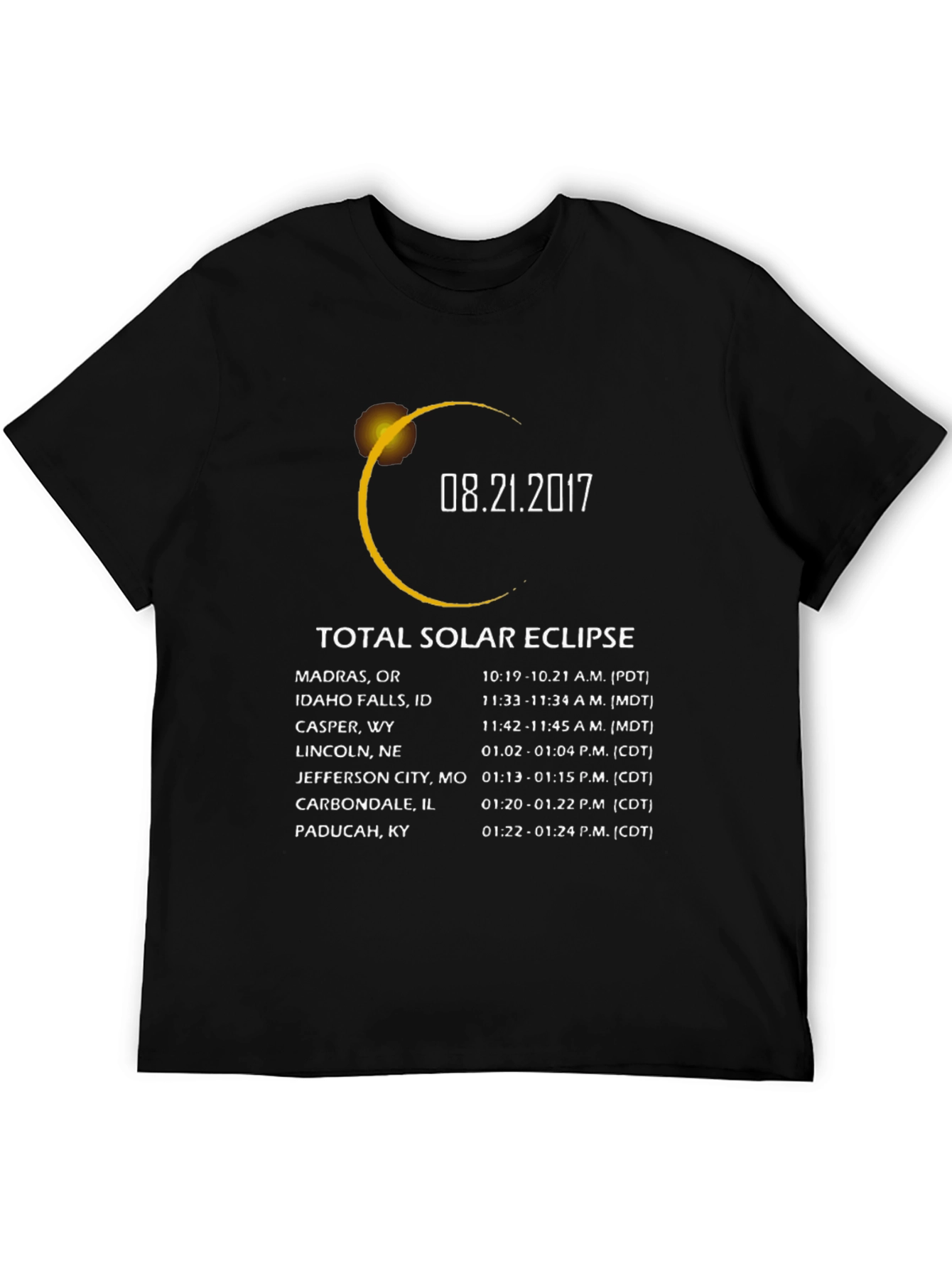 Camiseta Eclipse Solar Total 08.21.2017