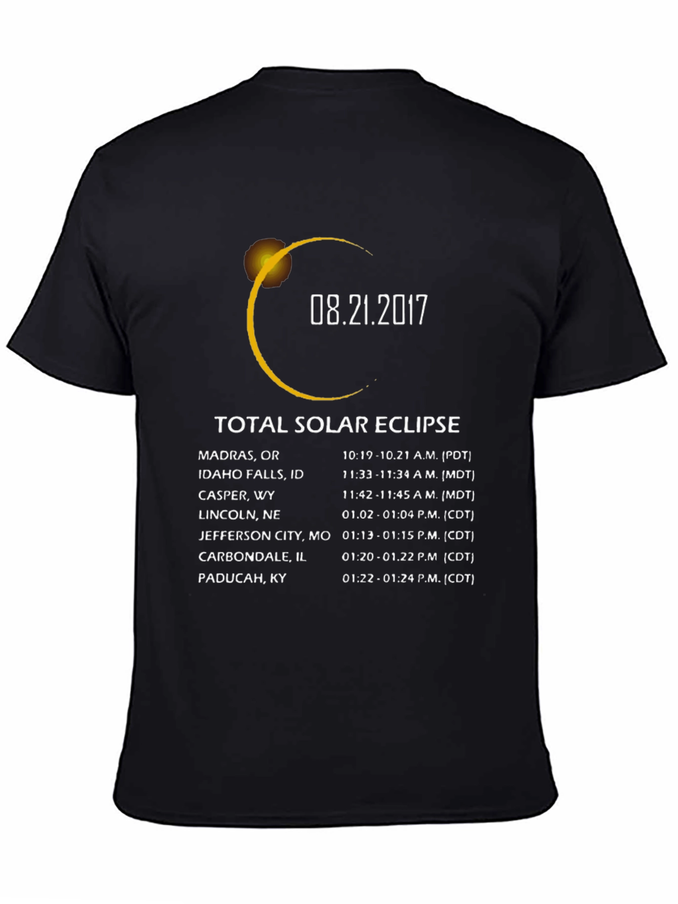 Camiseta Eclipse Solar Total 08.21.2017