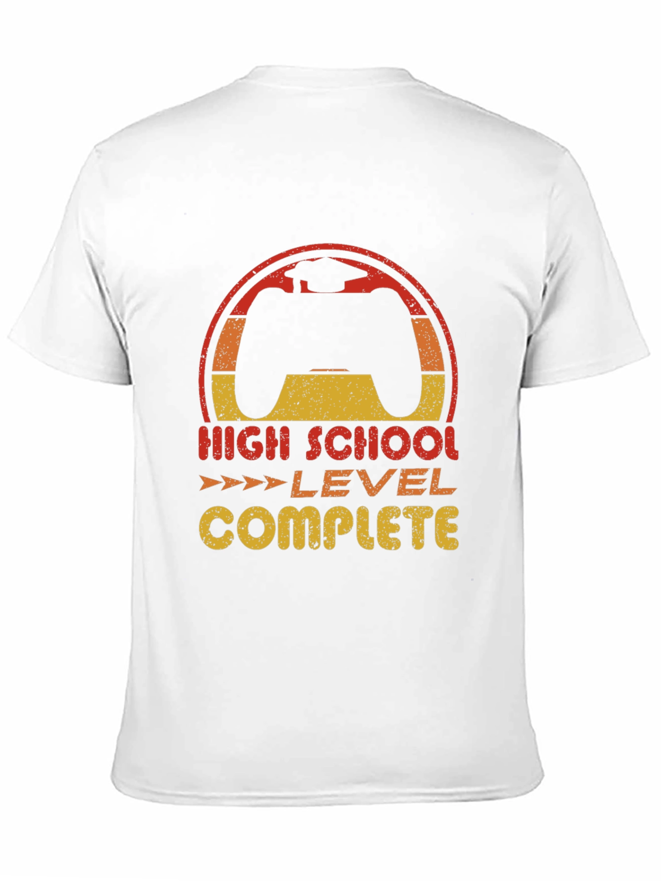 Camiseta High School Level Complete - Gamer Graduado