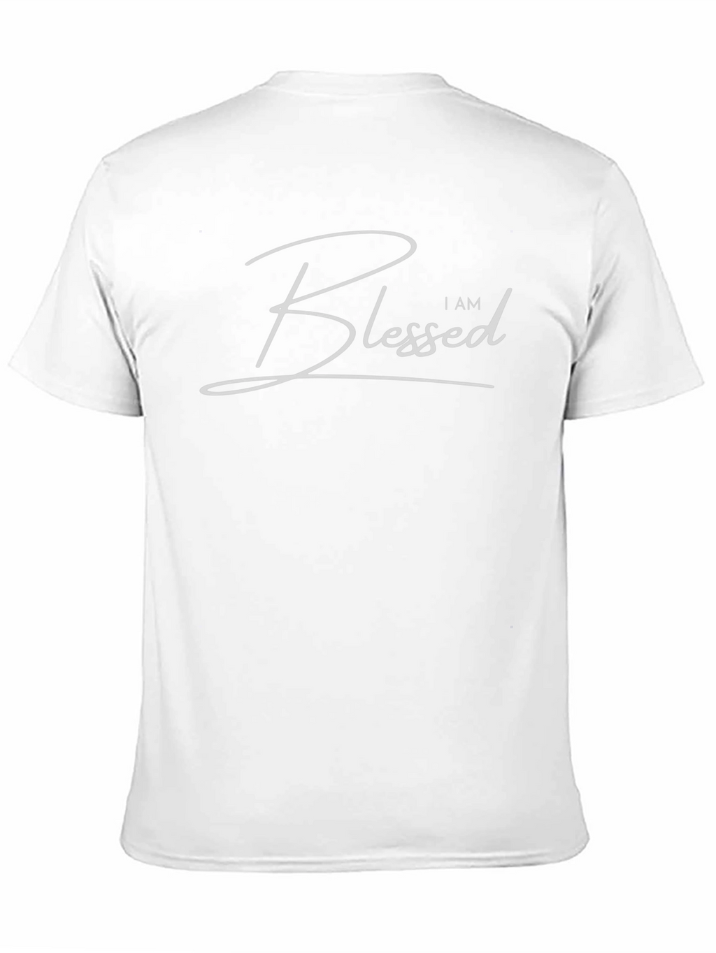 Camiseta Negra con Diseño Blessed