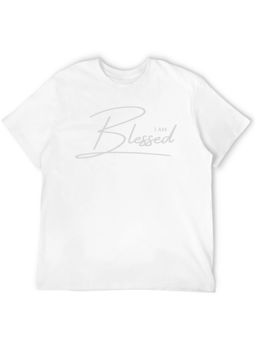 Camiseta Negra con Diseño Blessed