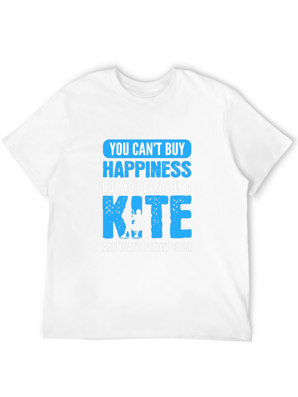 Camiseta Negra - Felicidad y Cometas