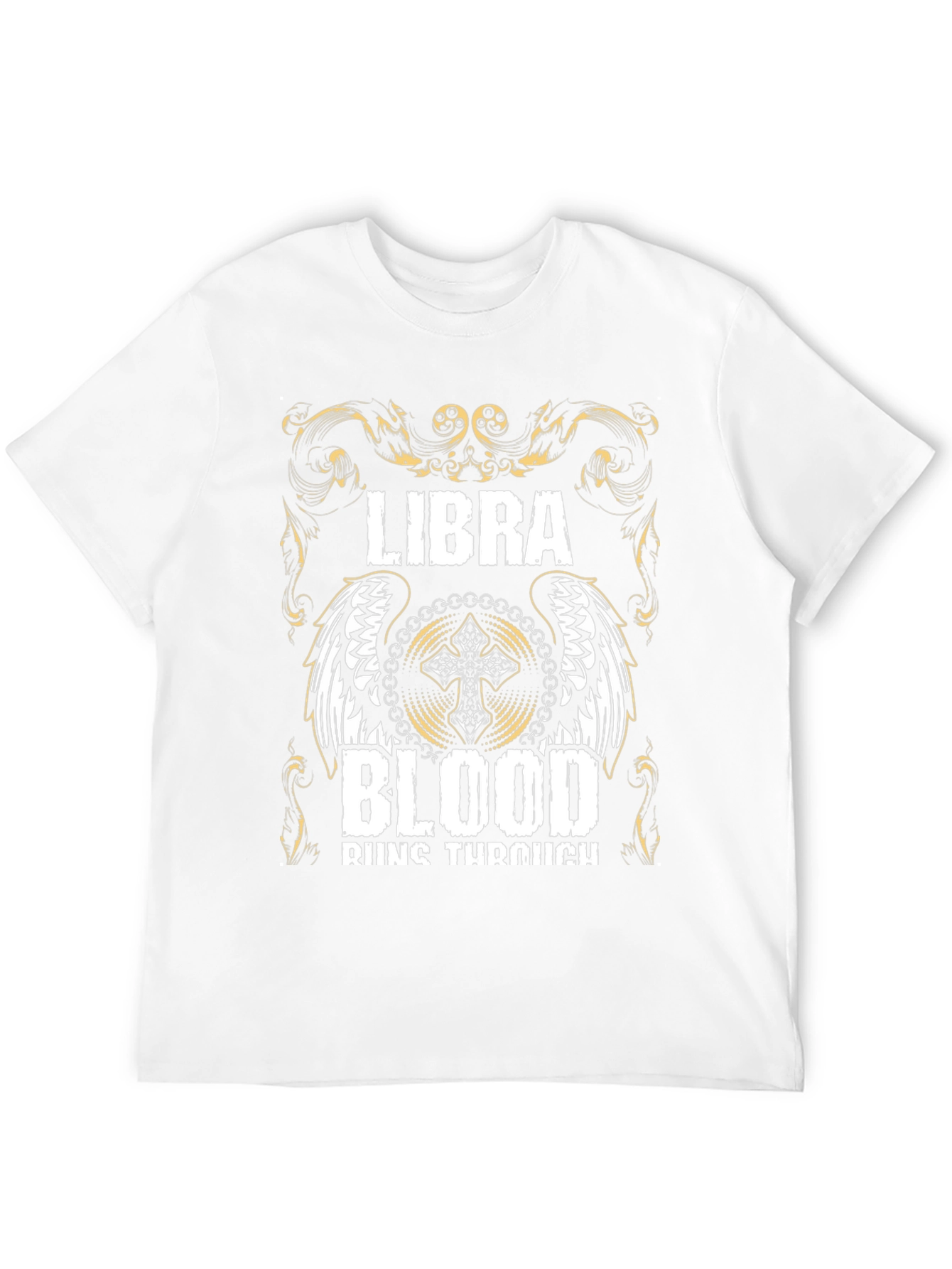 Camiseta Libra Blood Runs Through - Diseño Astrología