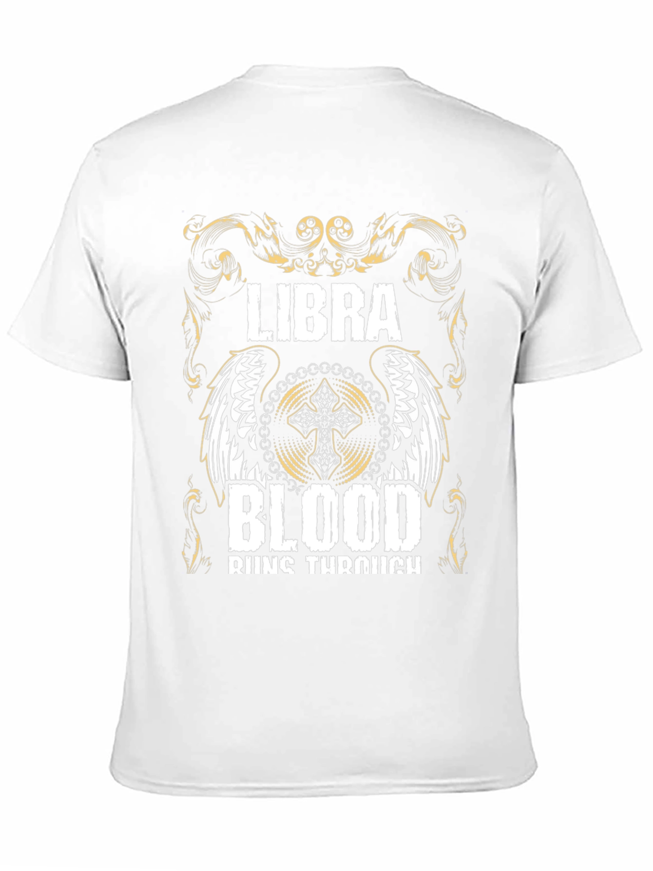 Camiseta Libra Blood Runs Through - Diseño Astrología