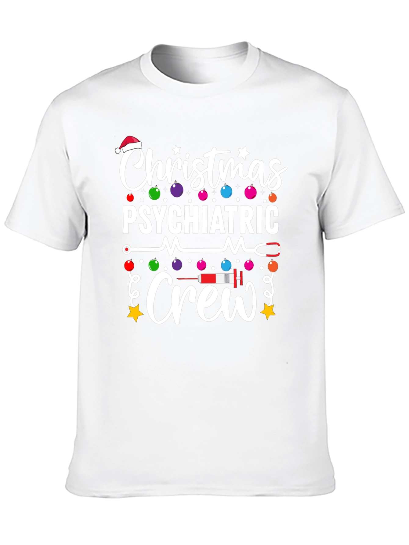 Camiseta Navideña de Equipo Psiquiátrico