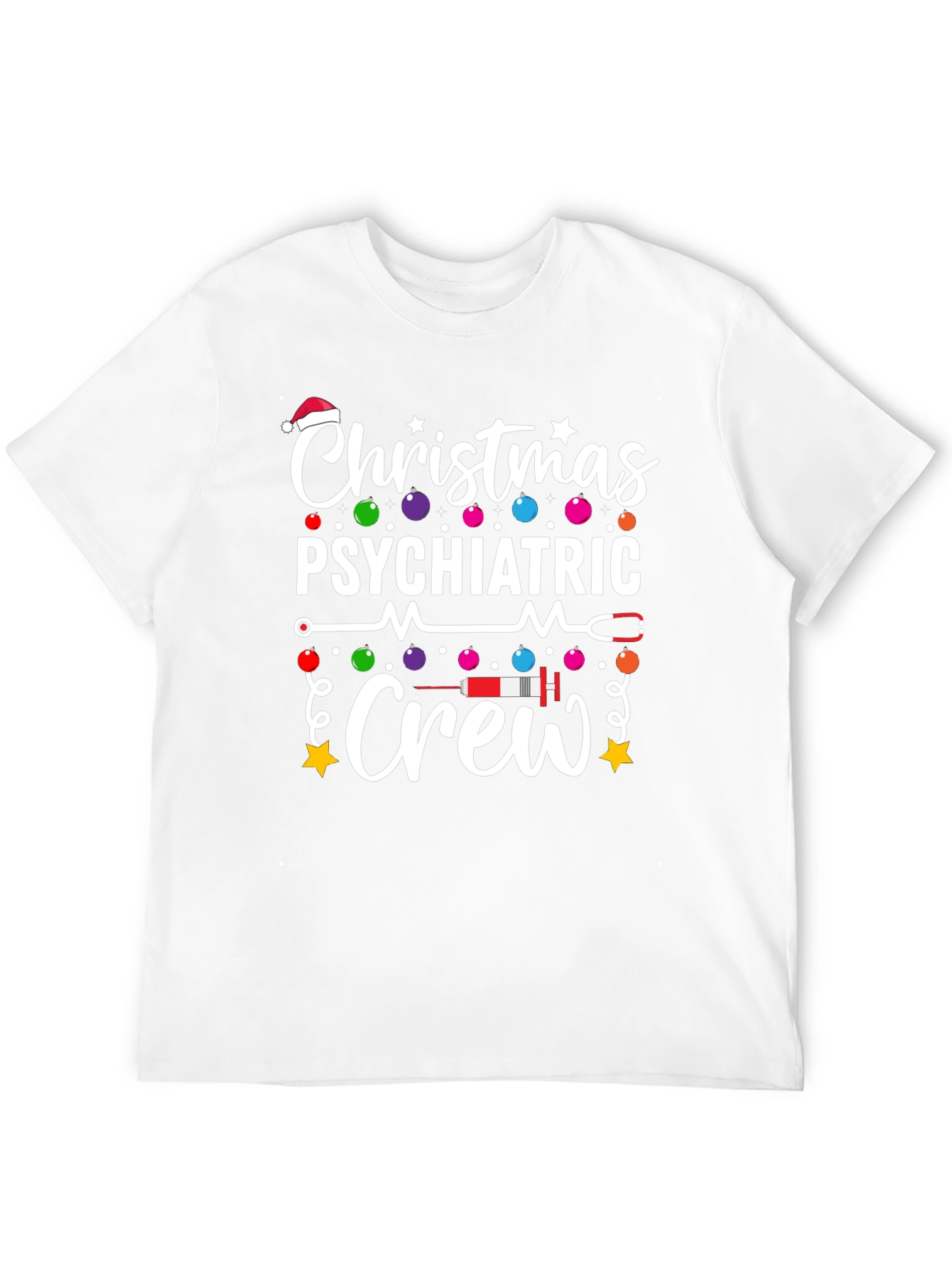 Camiseta Navideña de Equipo Psiquiátrico