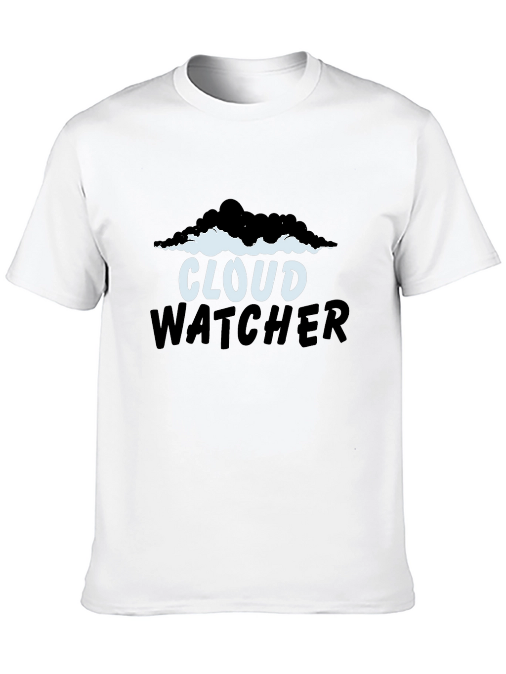 Camiseta Negra Cloud Watcher para Hombre