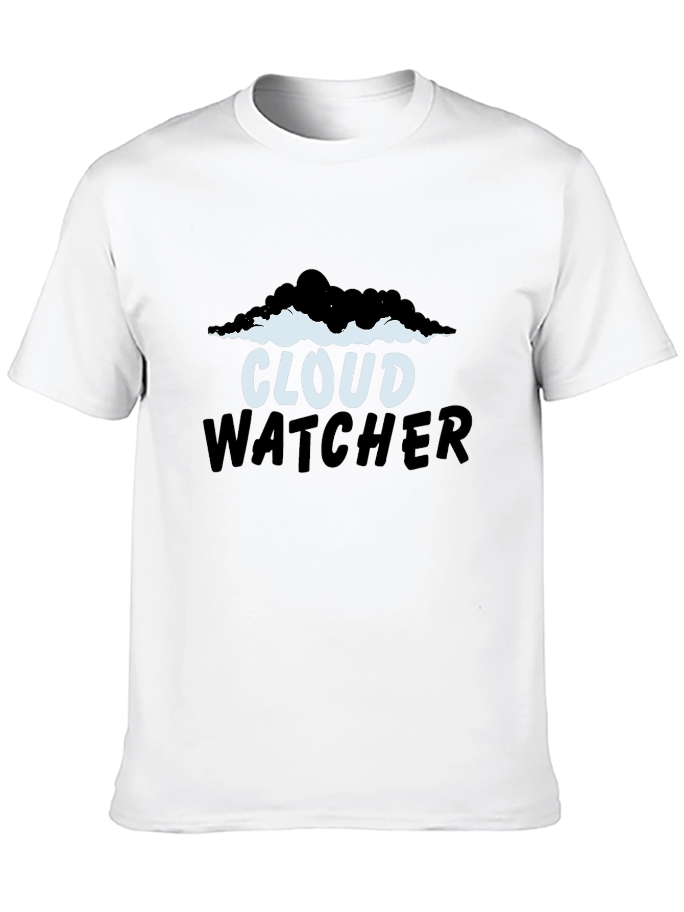 Camiseta Negra Cloud Watcher para Hombre