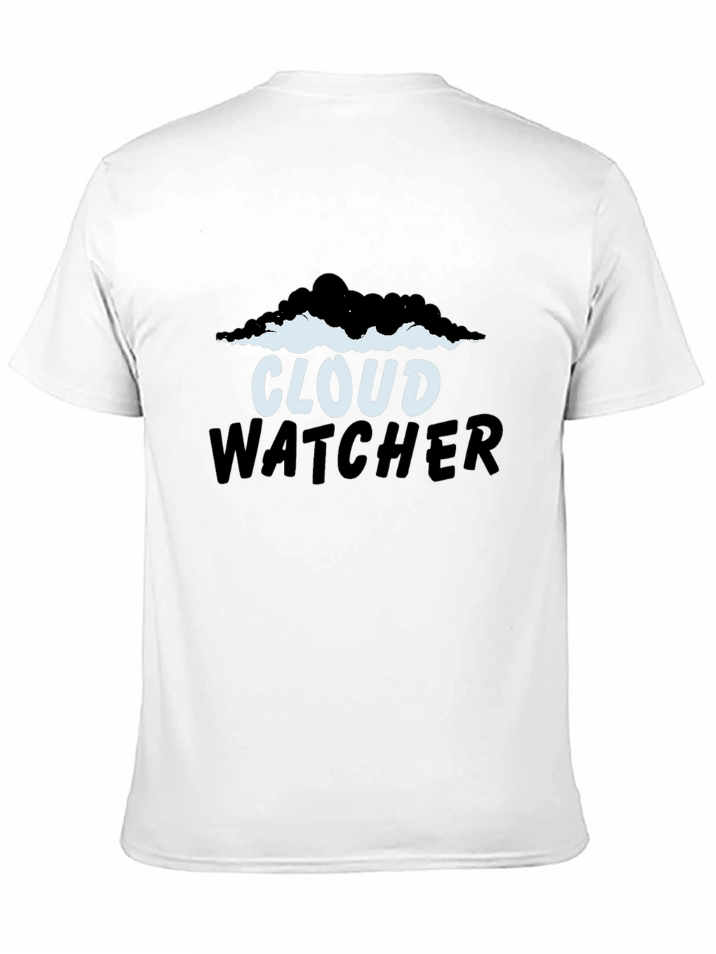 Camiseta Negra Cloud Watcher para Hombre