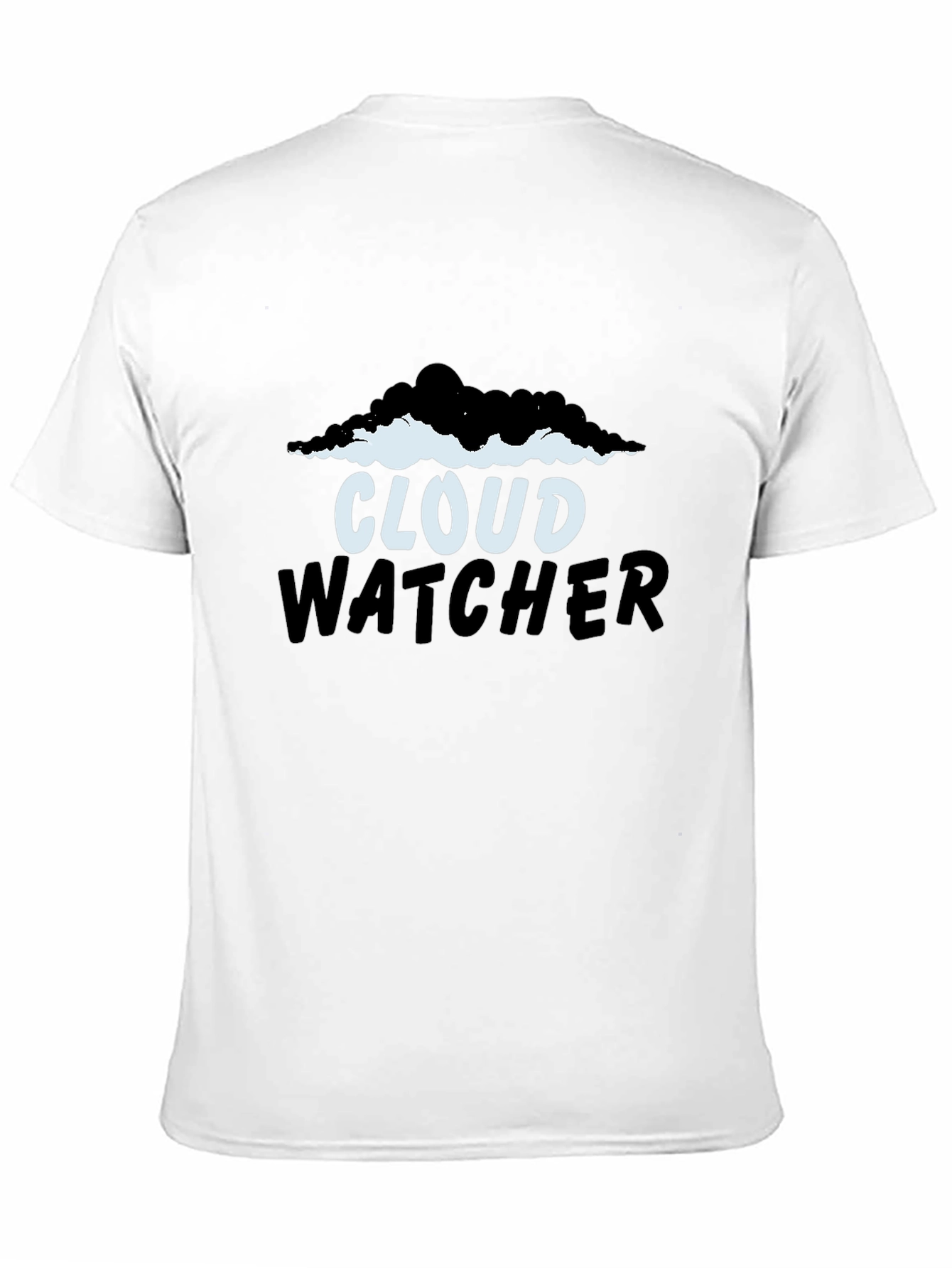 Camiseta Negra Cloud Watcher para Hombre
