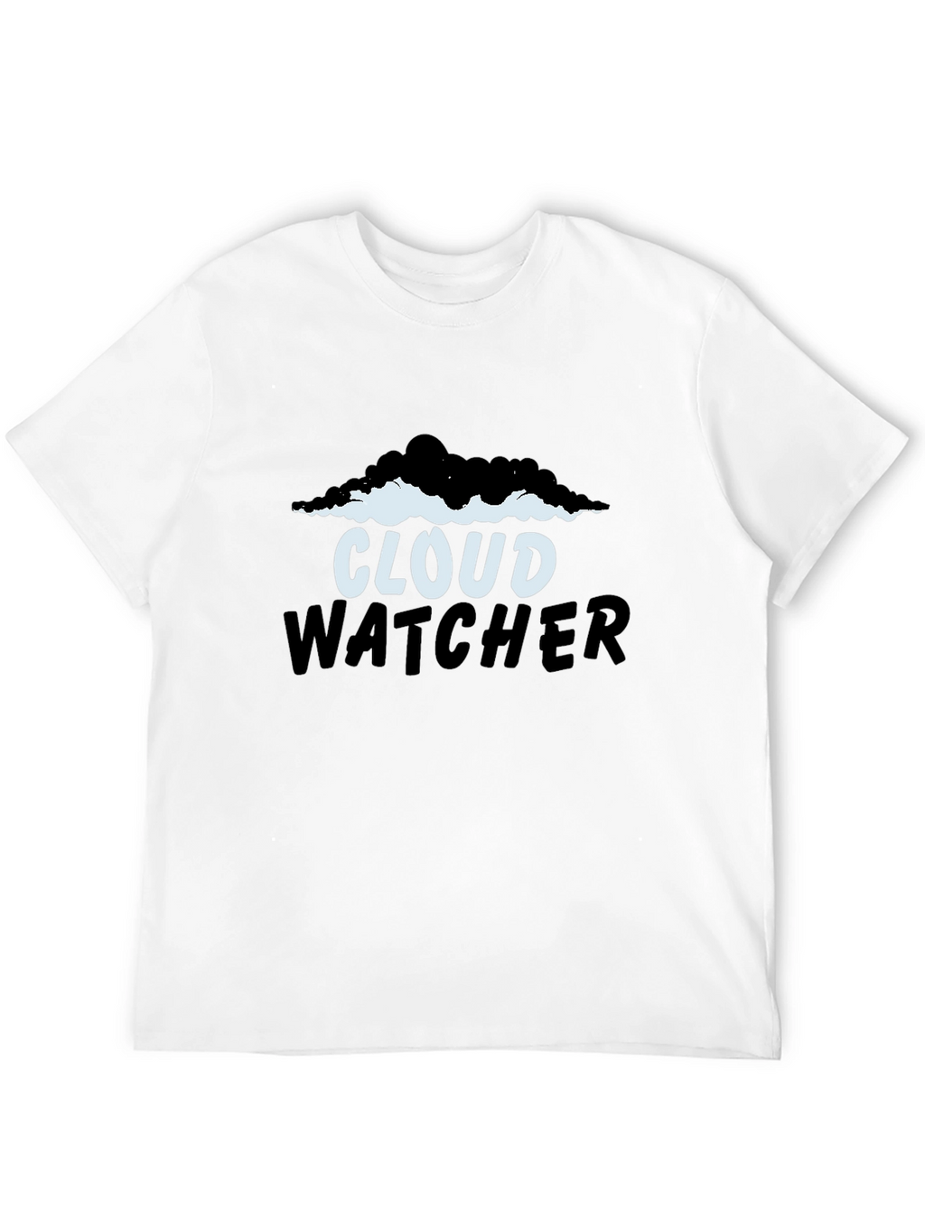 Camiseta Negra Cloud Watcher para Hombre