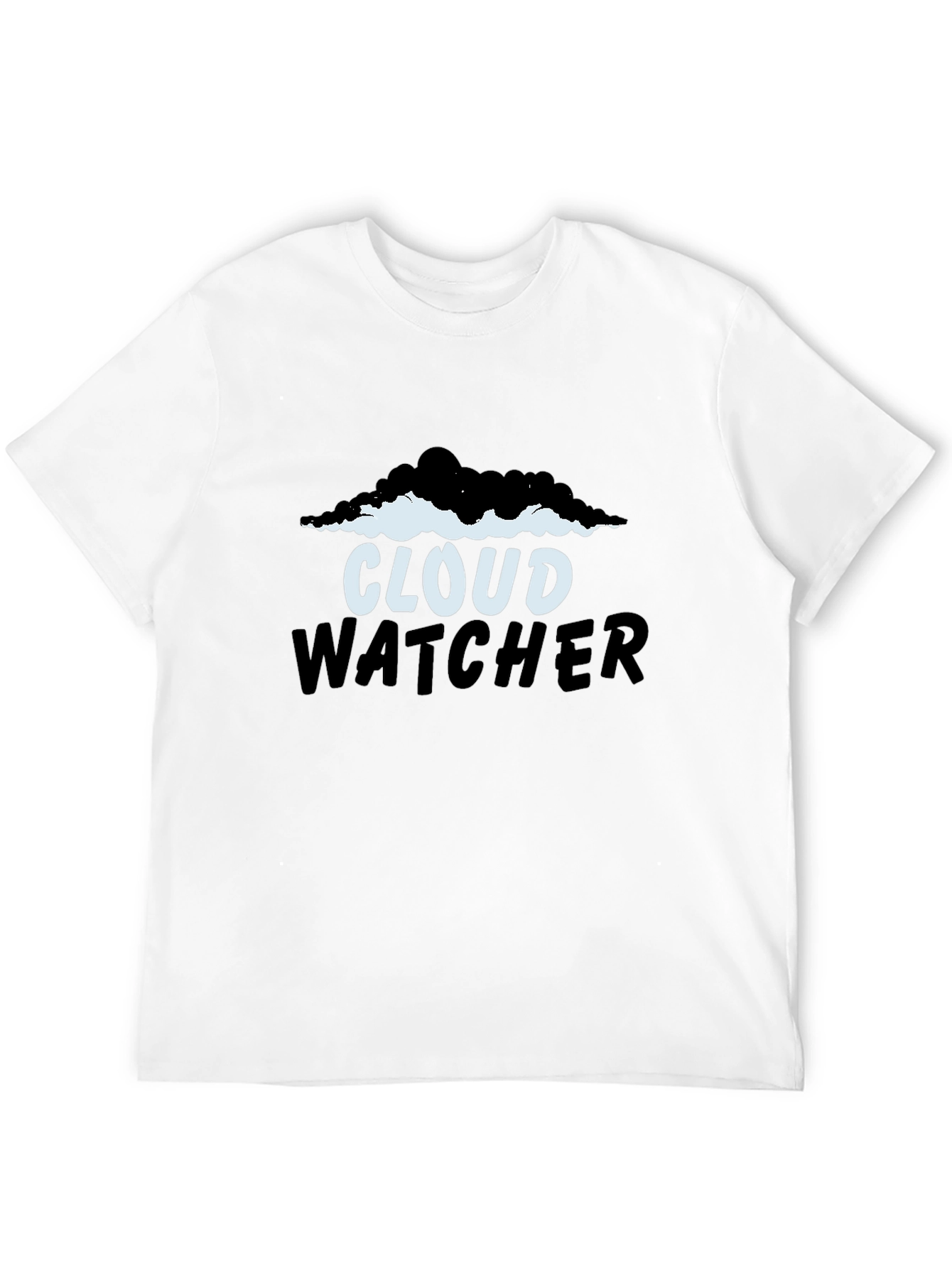 Camiseta Negra Cloud Watcher para Hombre