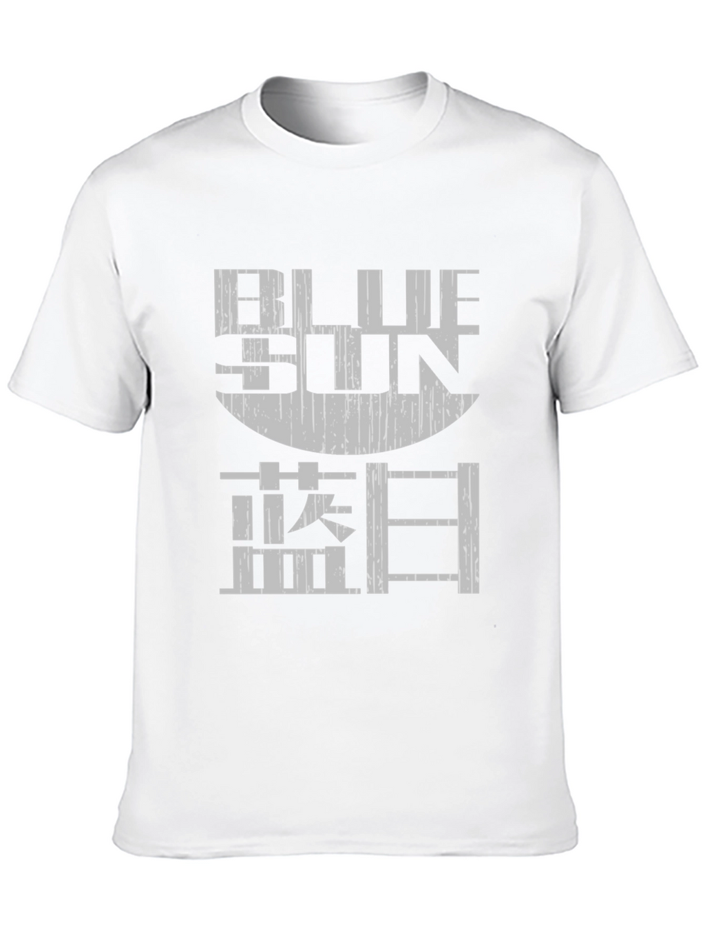 Camiseta Negra Blue Sun con Diseño Gráfico