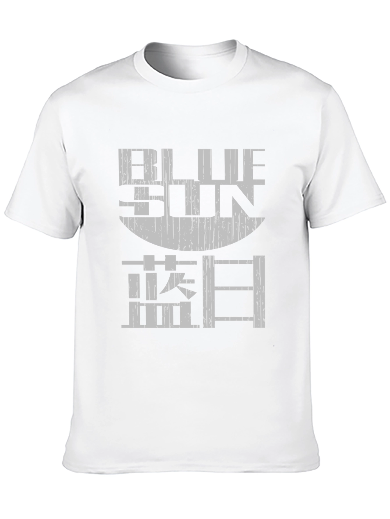 Camiseta Negra Blue Sun con Diseño Gráfico