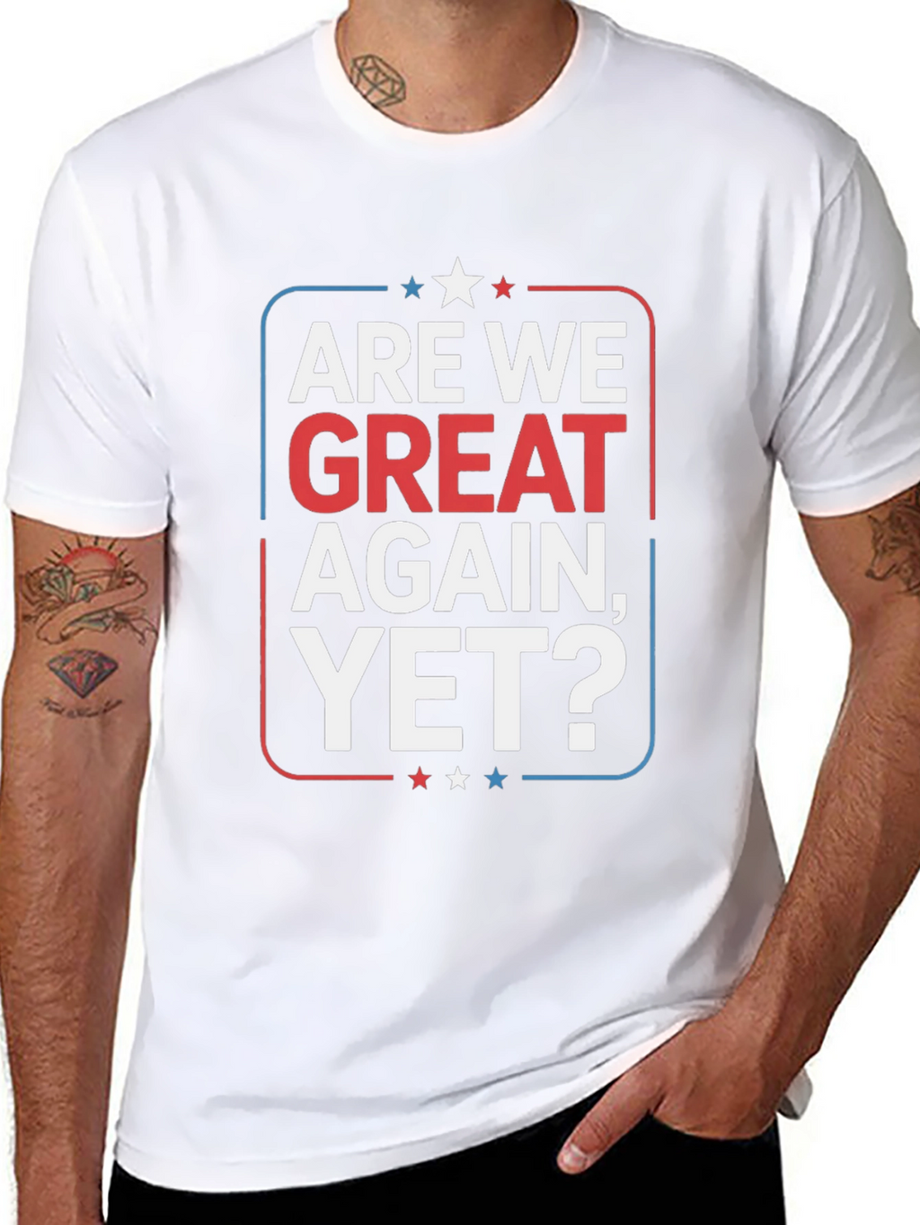 Camiseta Are We Great Again Yet?