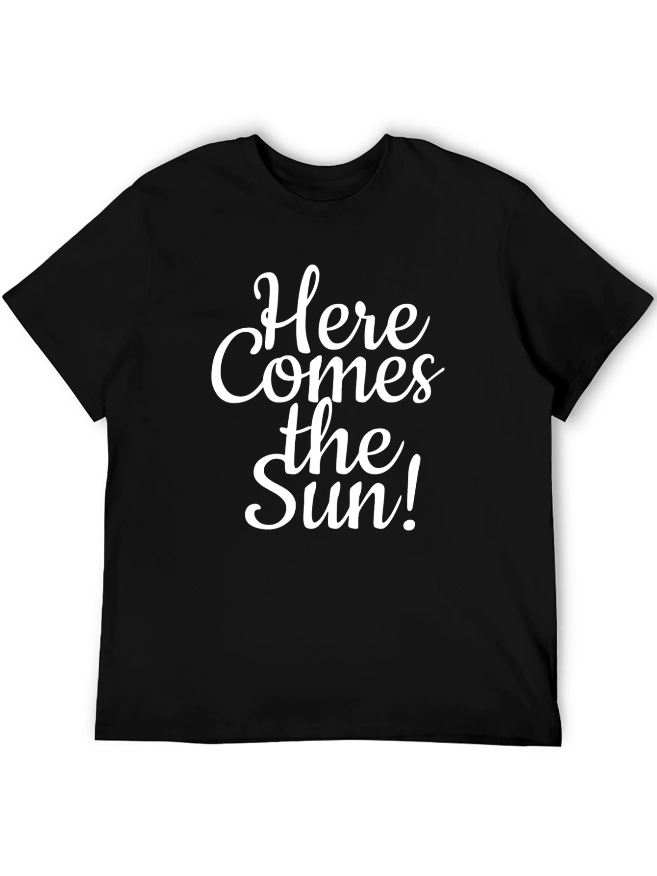 Camiseta Negra Aquí Viene el Sol