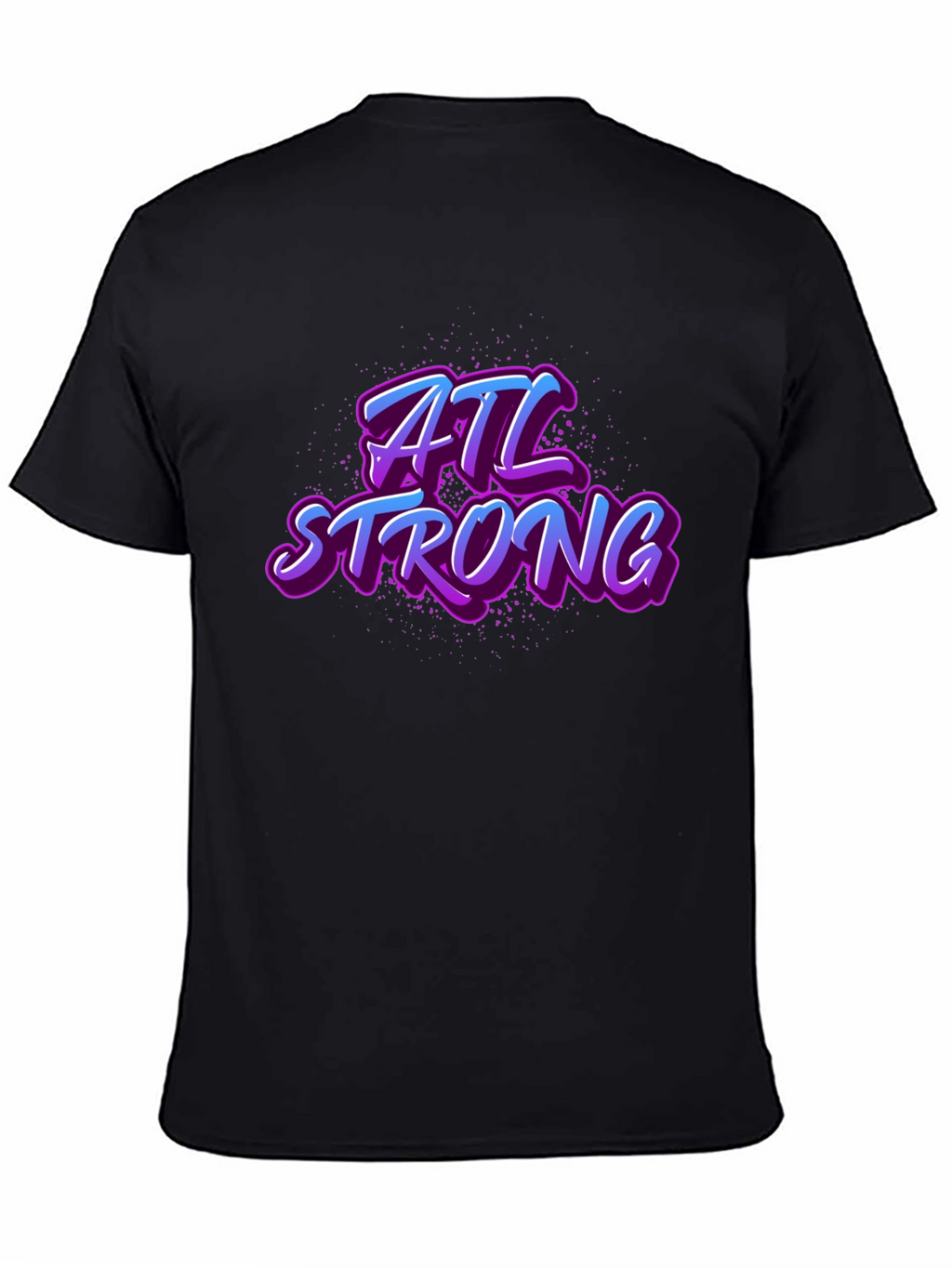 Camiseta Negra ATL Strong