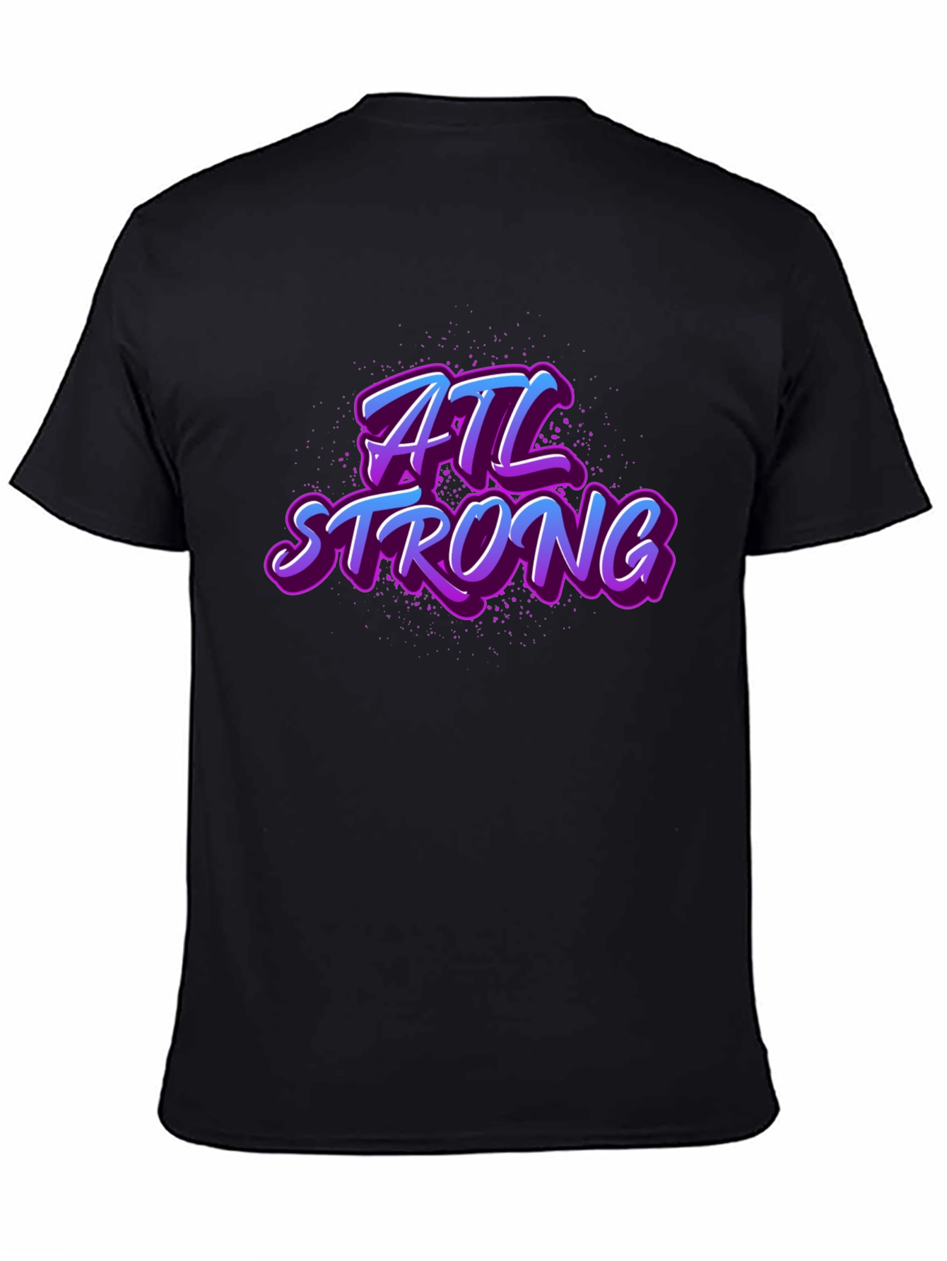 Camiseta Negra ATL Strong
