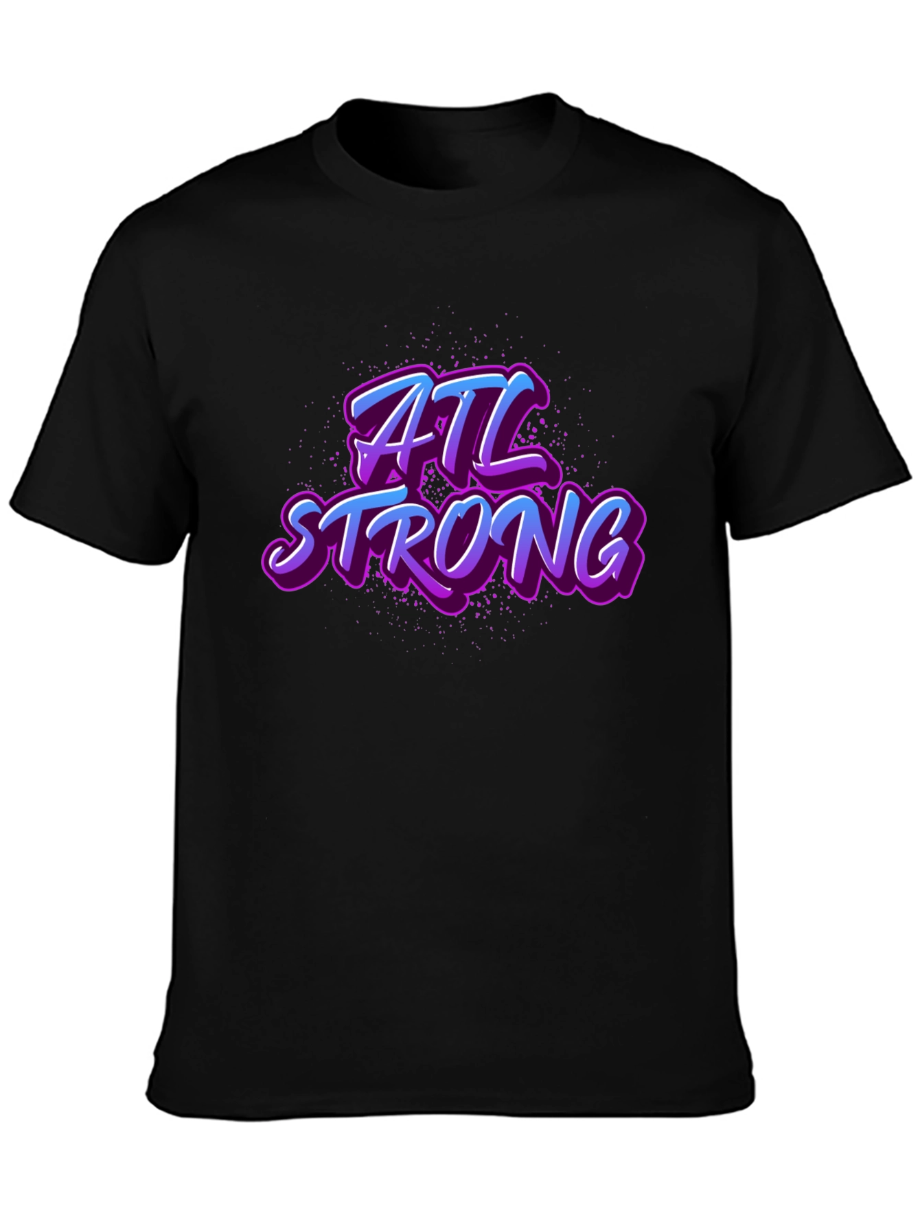 Camiseta Negra ATL Strong