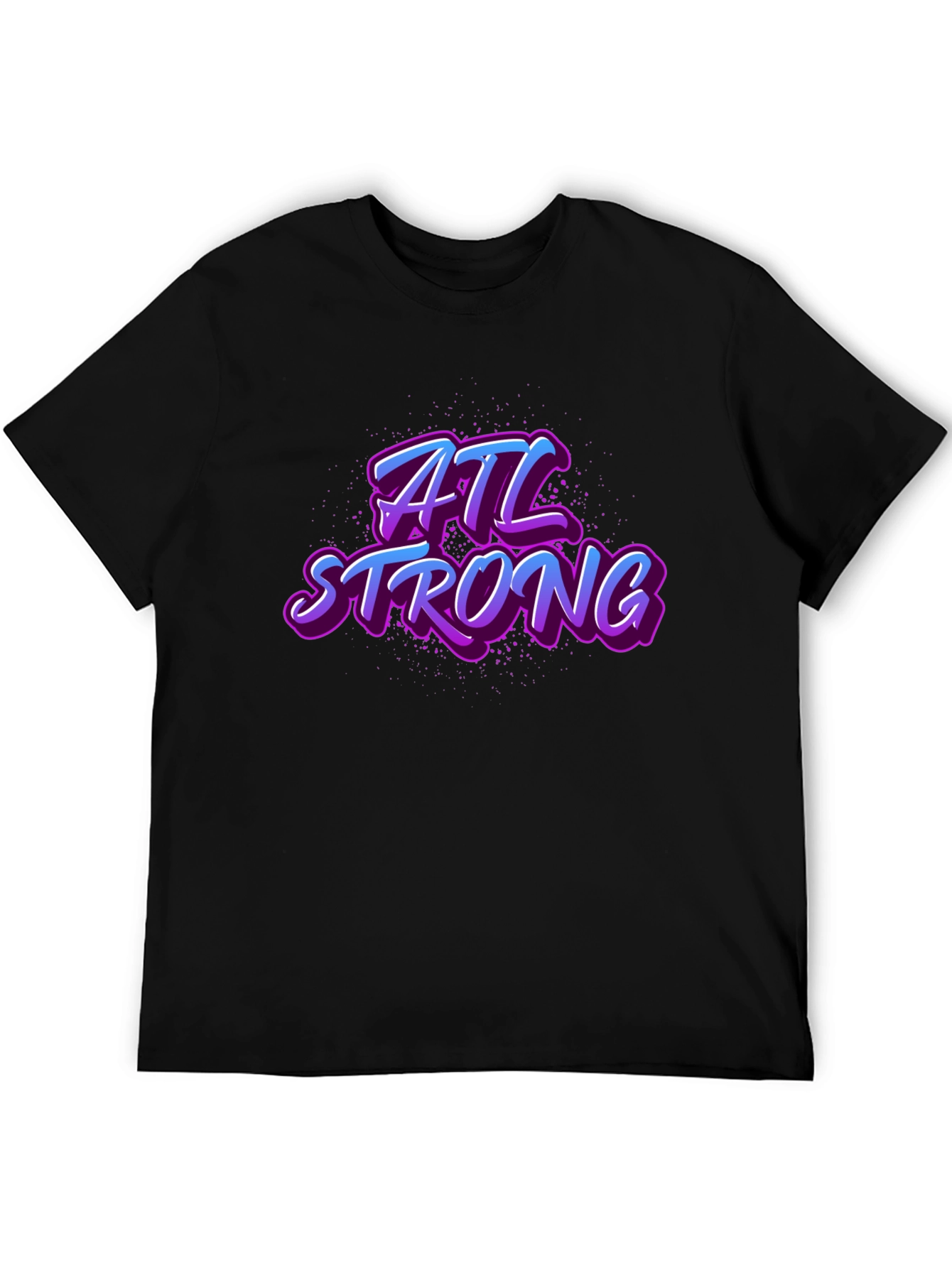 Camiseta Negra ATL Strong