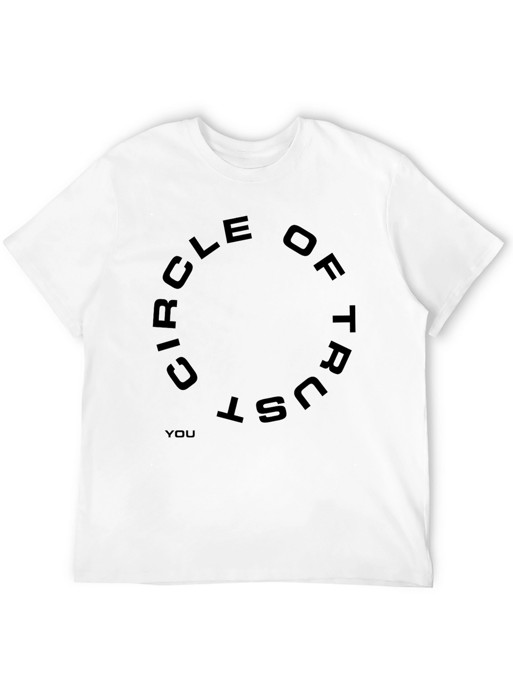 Camiseta Negra Círculo de Confianza
